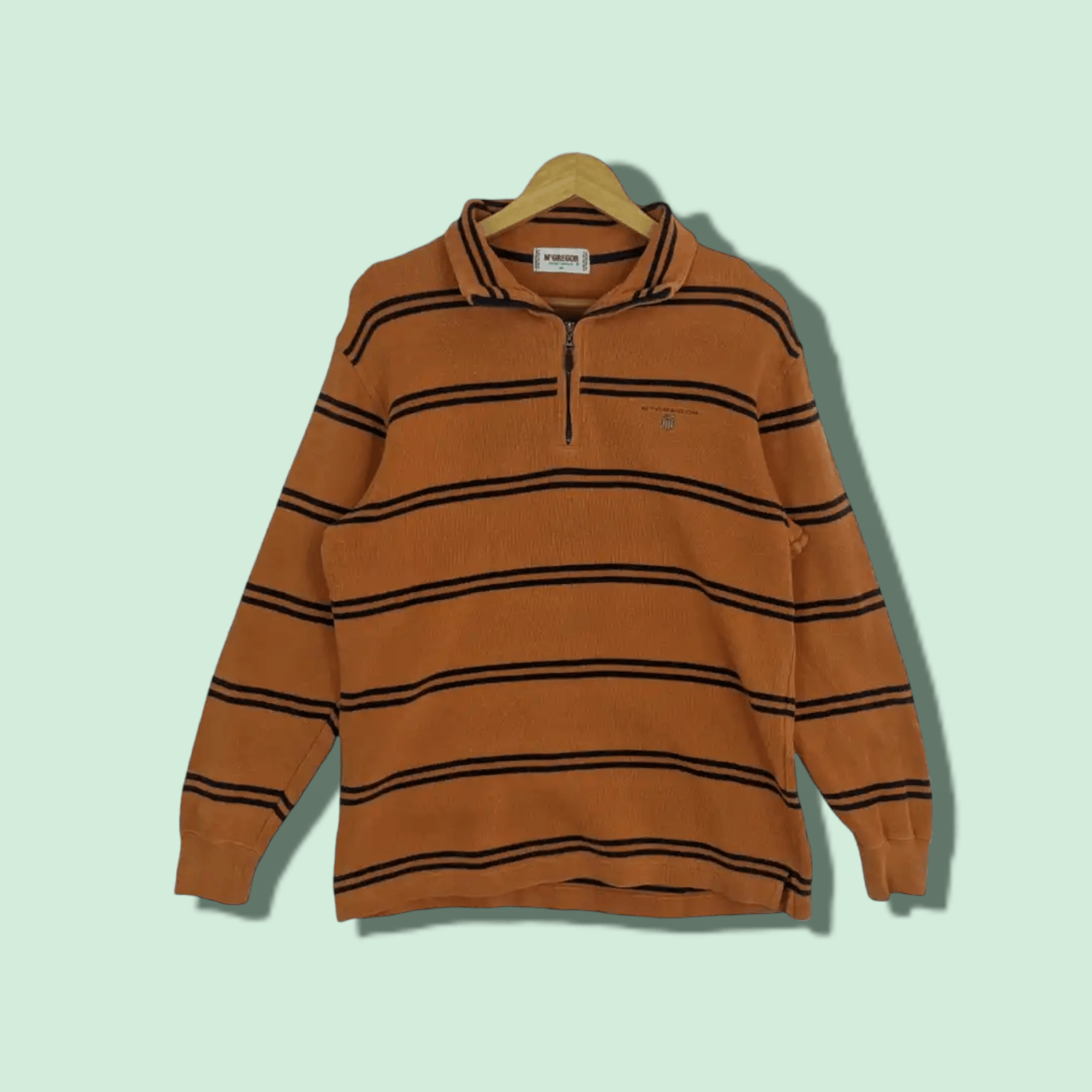 McGregor Vintage MCGREGOR Striped Jumper Sweatshirt Size US M / EU 48-50 / 2 - 1 Thumbnail