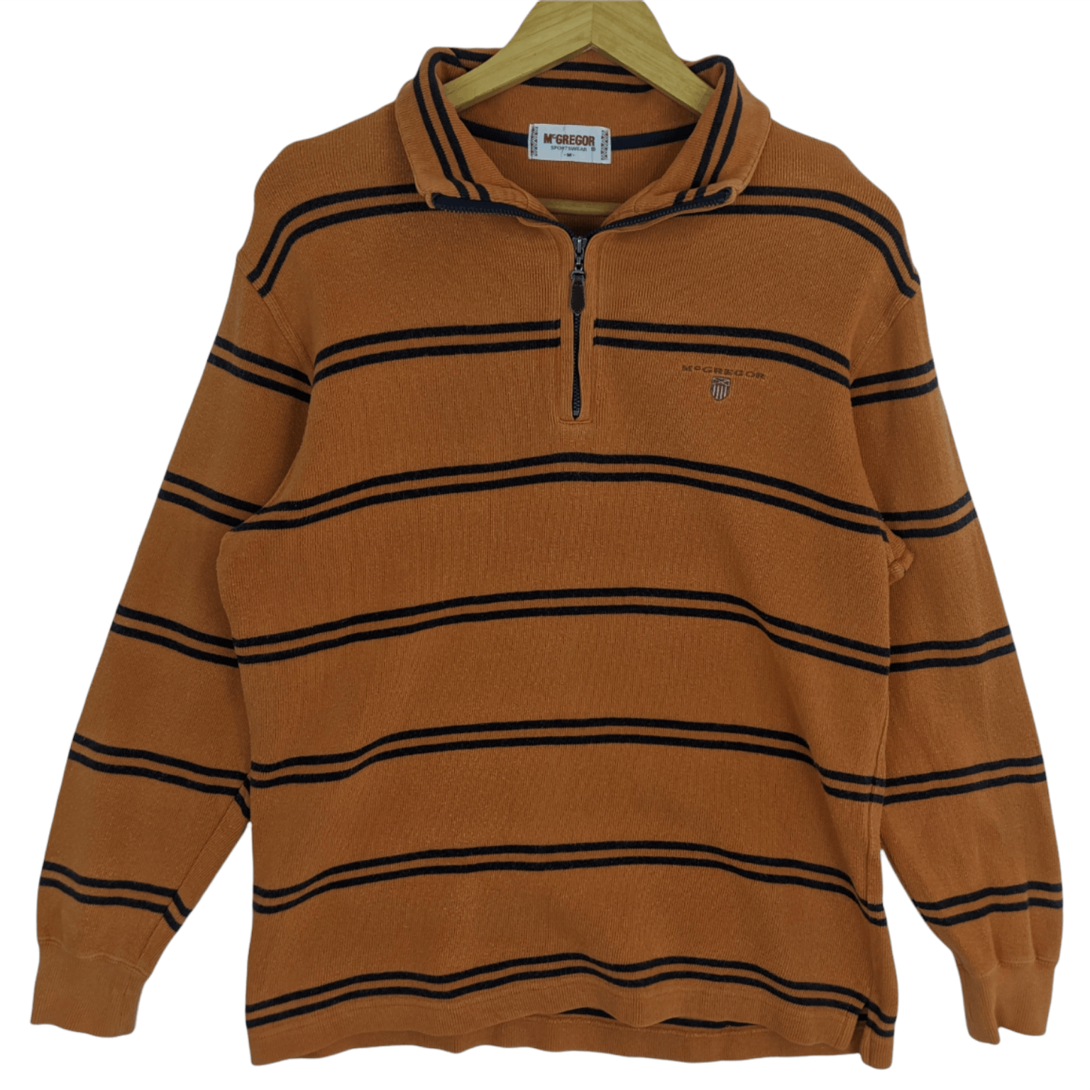 McGregor Vintage MCGREGOR Striped Jumper Sweatshirt Size US M / EU 48-50 / 2 - 2 Thumbnail