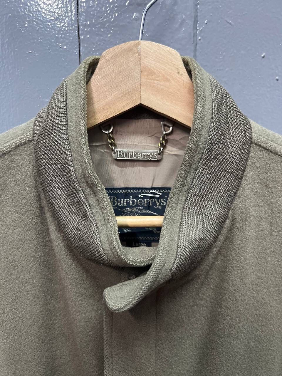 Burberry BURBERRYS ZIPPER JACKET WOOL Size US L / EU 52-54 / 3 - 10 Thumbnail