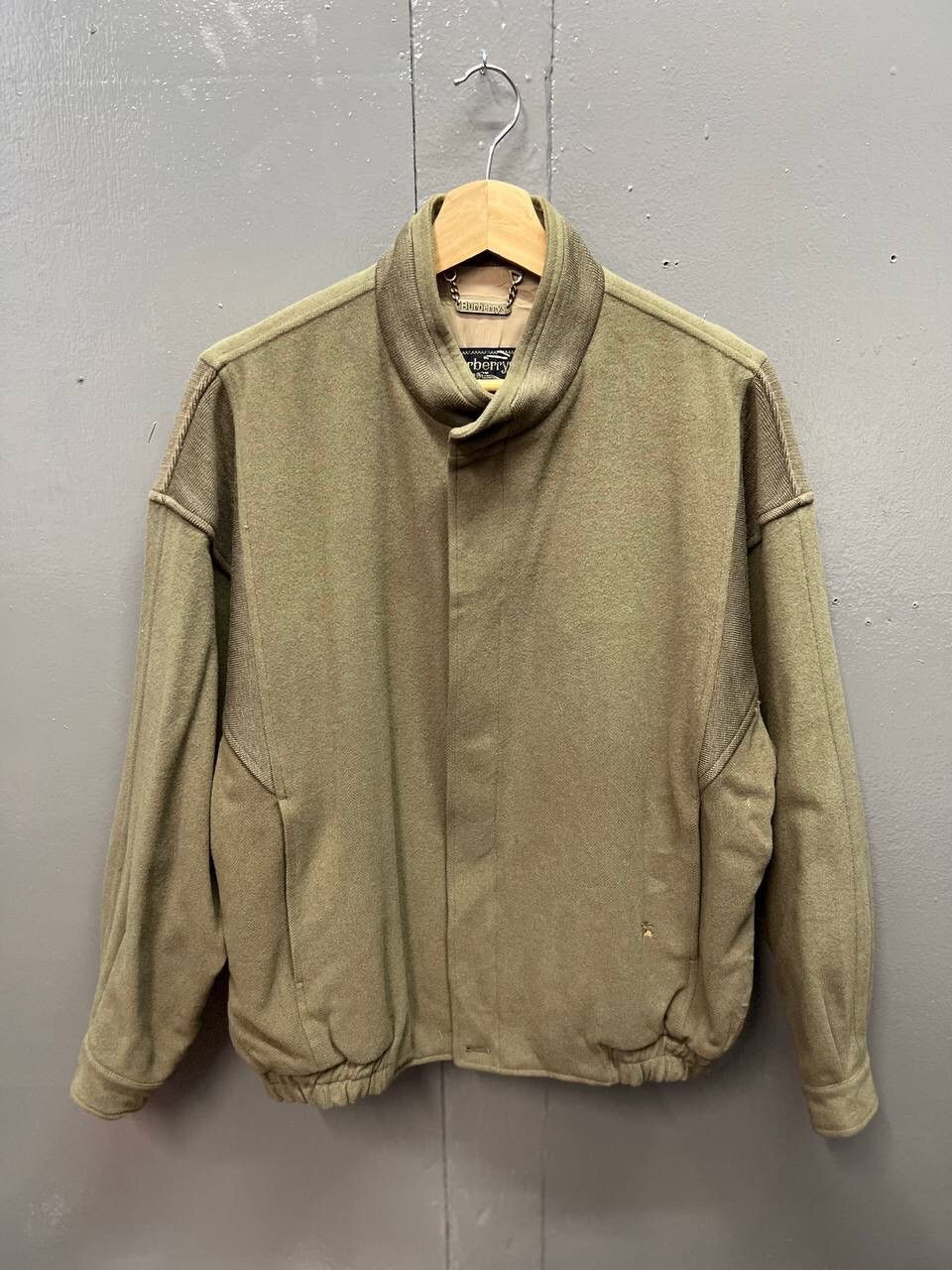Burberry BURBERRYS ZIPPER JACKET WOOL Size US L / EU 52-54 / 3 - 1 Thumbnail