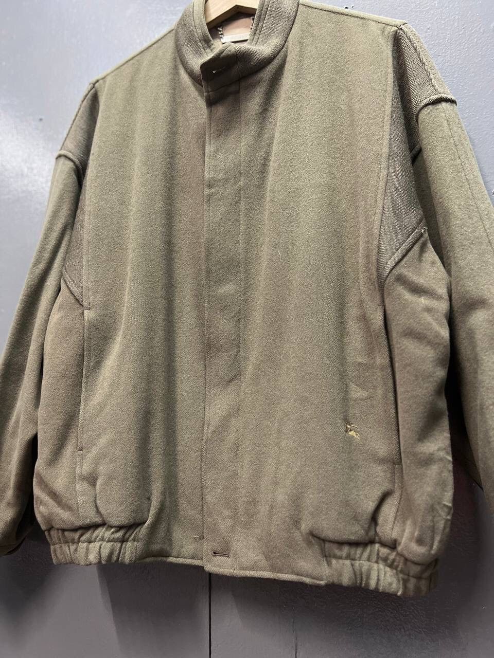 Burberry BURBERRYS ZIPPER JACKET WOOL Size US L / EU 52-54 / 3 - 4 Thumbnail