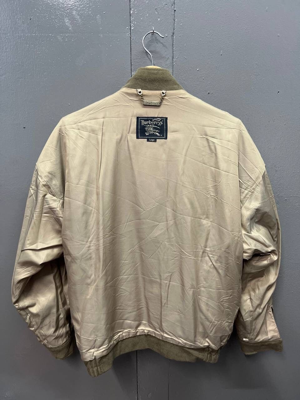 Burberry BURBERRYS ZIPPER JACKET WOOL Size US L / EU 52-54 / 3 - 14 Thumbnail