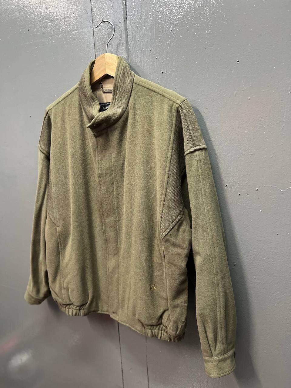 Burberry BURBERRYS ZIPPER JACKET WOOL Size US L / EU 52-54 / 3 - 3 Thumbnail