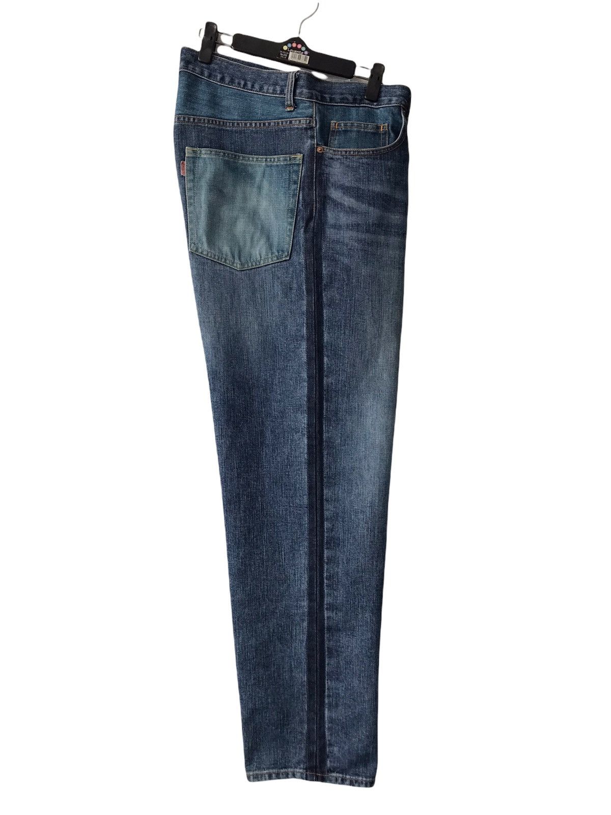 FDMTL SCANNER FUNDAMENTAL 03-04 Sided Two Tones Denim Jeans Size US 34 / EU 50 - 8 Thumbnail