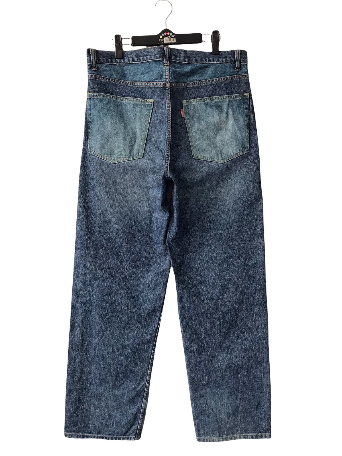 FDMTL SCANNER FUNDAMENTAL 03-04 Sided Two Tones Denim Jeans Size US 34 / EU 50 - 5 Thumbnail