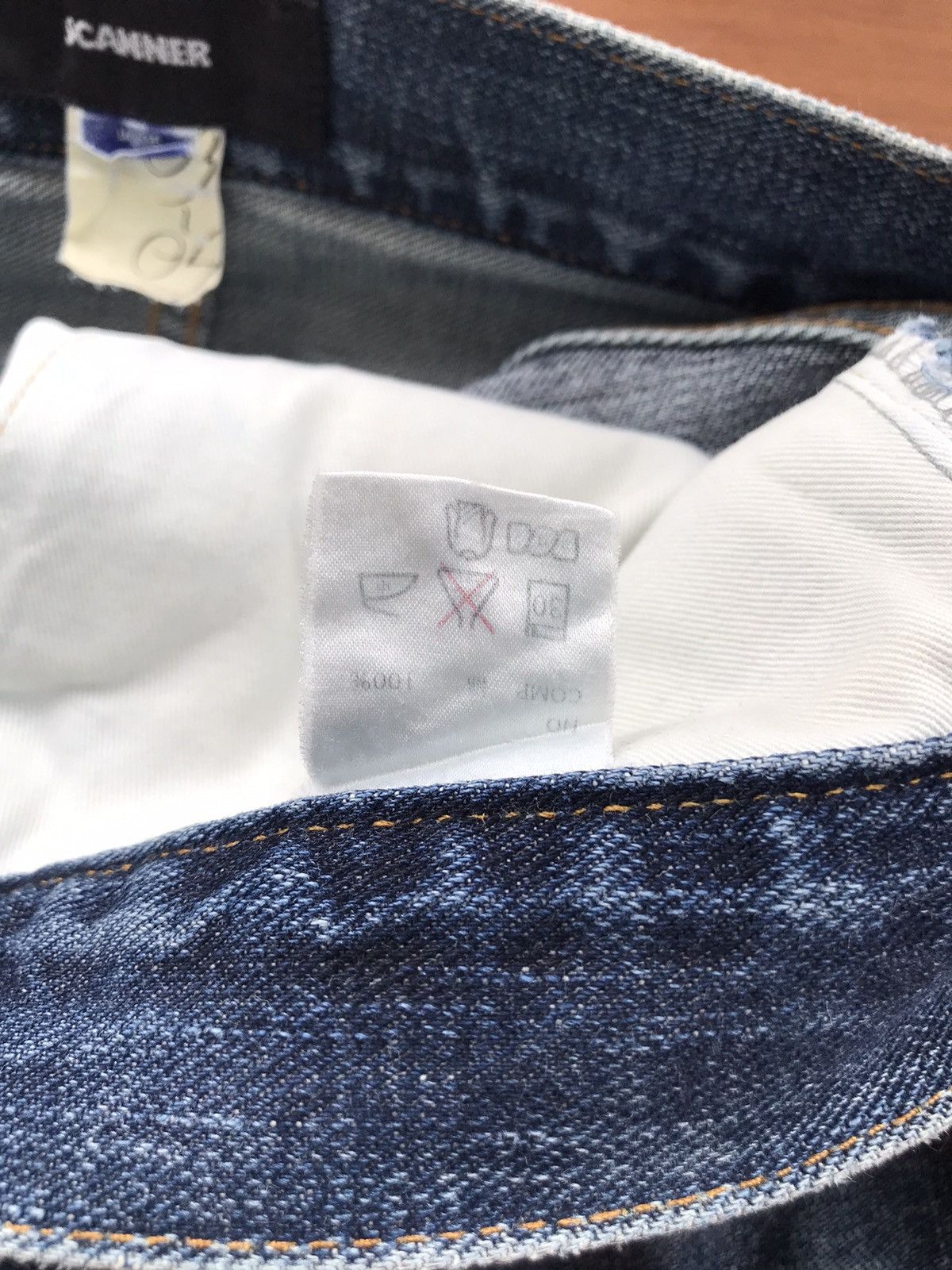 FDMTL SCANNER FUNDAMENTAL 03-04 Sided Two Tones Denim Jeans Size US 34 / EU 50 - 13 Thumbnail