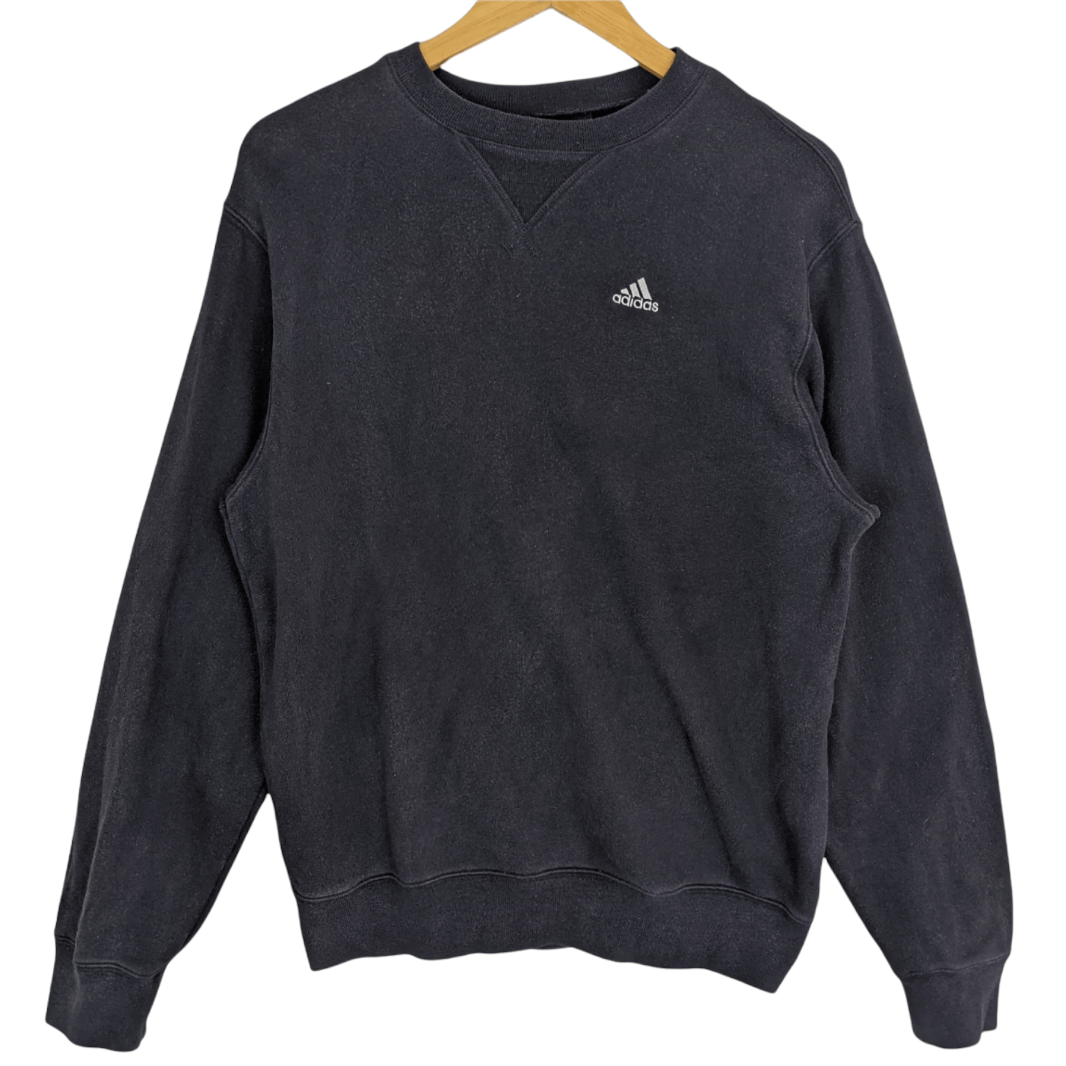 Adidas ADIDAS Small Equipment Logo Plain Jumper Sweatshirt Size US S / EU 44-46 / 1 - 2 Thumbnail