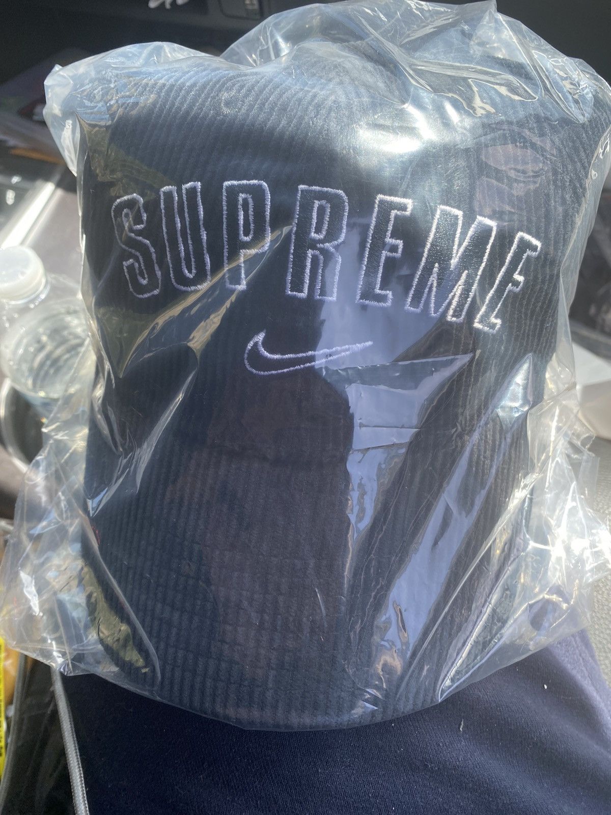 image of Supreme Nike Arc Corduroy 6-Panel (Black), Men's