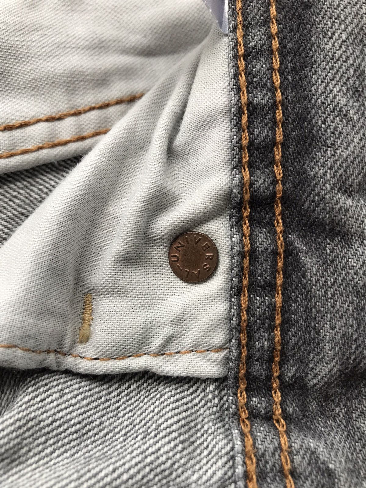 Japanese Brand ON THE COUCH Japan Patchwork Distressed Denim Jeans Size US 30 / EU 46 - 16 Thumbnail