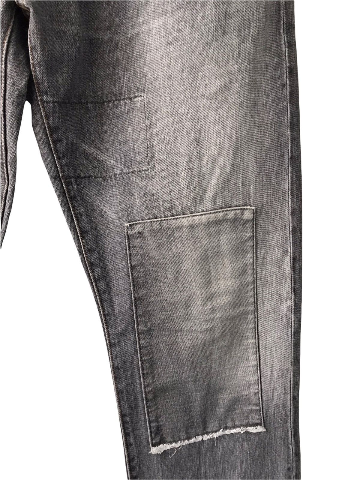 Japanese Brand ON THE COUCH Japan Patchwork Distressed Denim Jeans Size US 30 / EU 46 - 6 Thumbnail