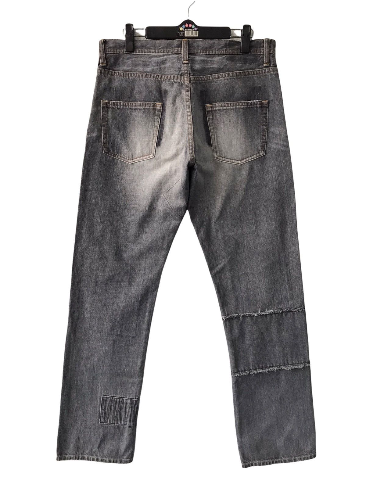 Japanese Brand ON THE COUCH Japan Patchwork Distressed Denim Jeans Size US 30 / EU 46 - 9 Thumbnail