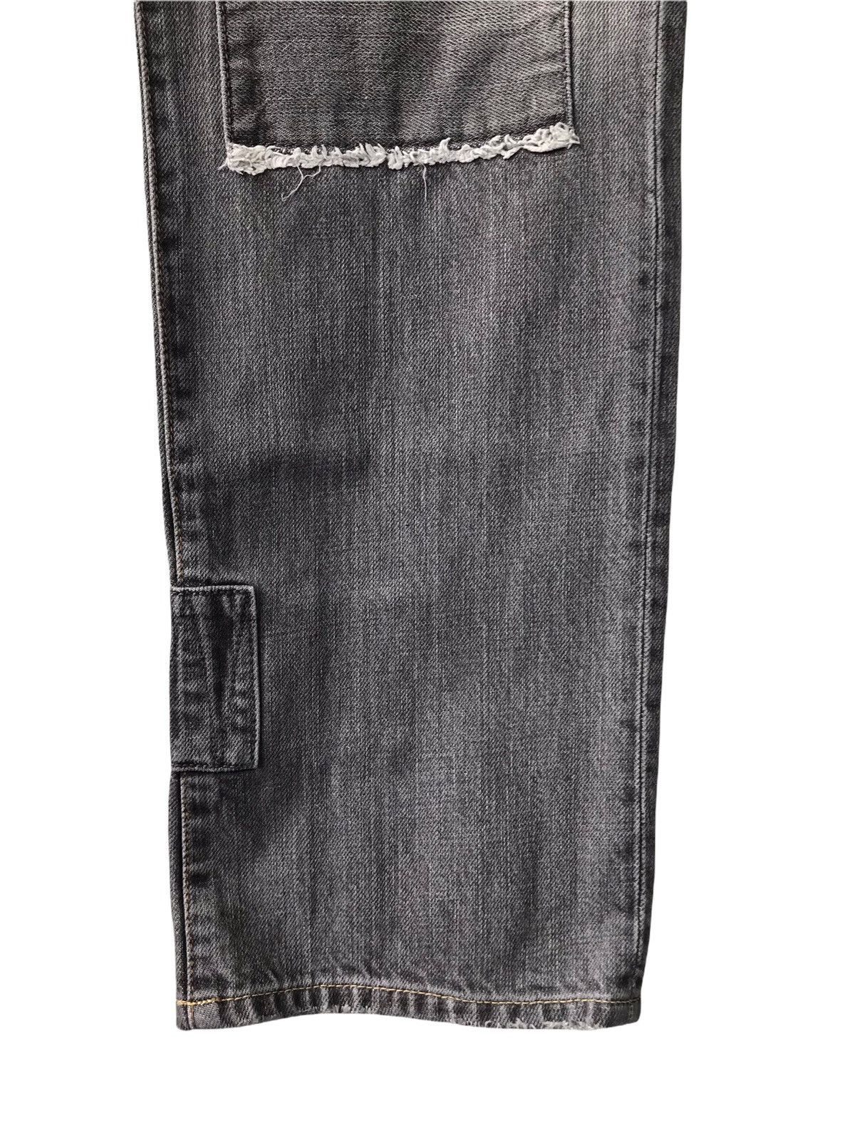 Japanese Brand ON THE COUCH Japan Patchwork Distressed Denim Jeans Size US 30 / EU 46 - 8 Thumbnail
