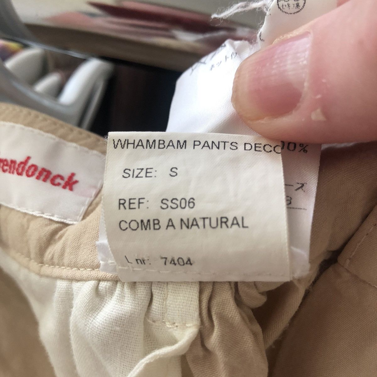 W&LT × Walter Van Beirendonck Walter Van Beirendonck SS06 Spring 2006 Archive Pants Size US 31 - 6 Thumbnail