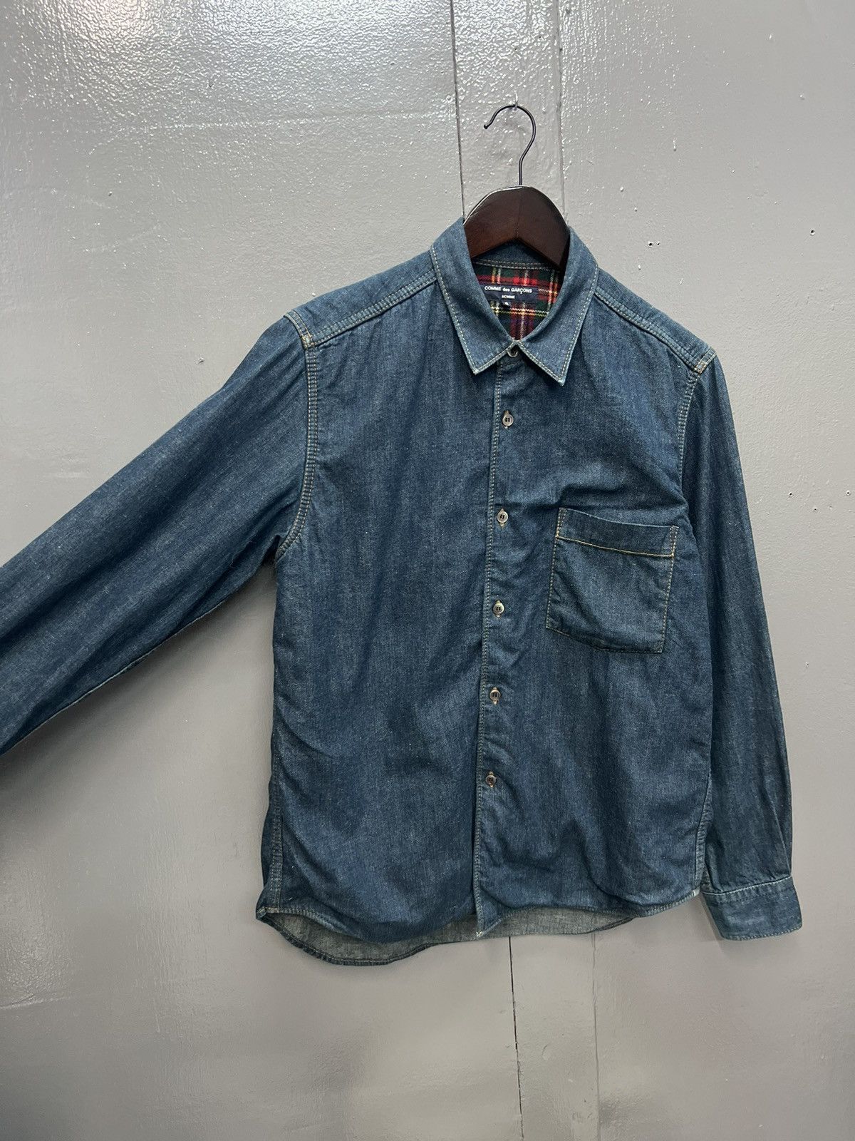 Comme des Garcons ARCHIVE🔥COMME des GARÇONS DENIM SHIRT Size US S / EU 44-46 / 1 - 8 Thumbnail