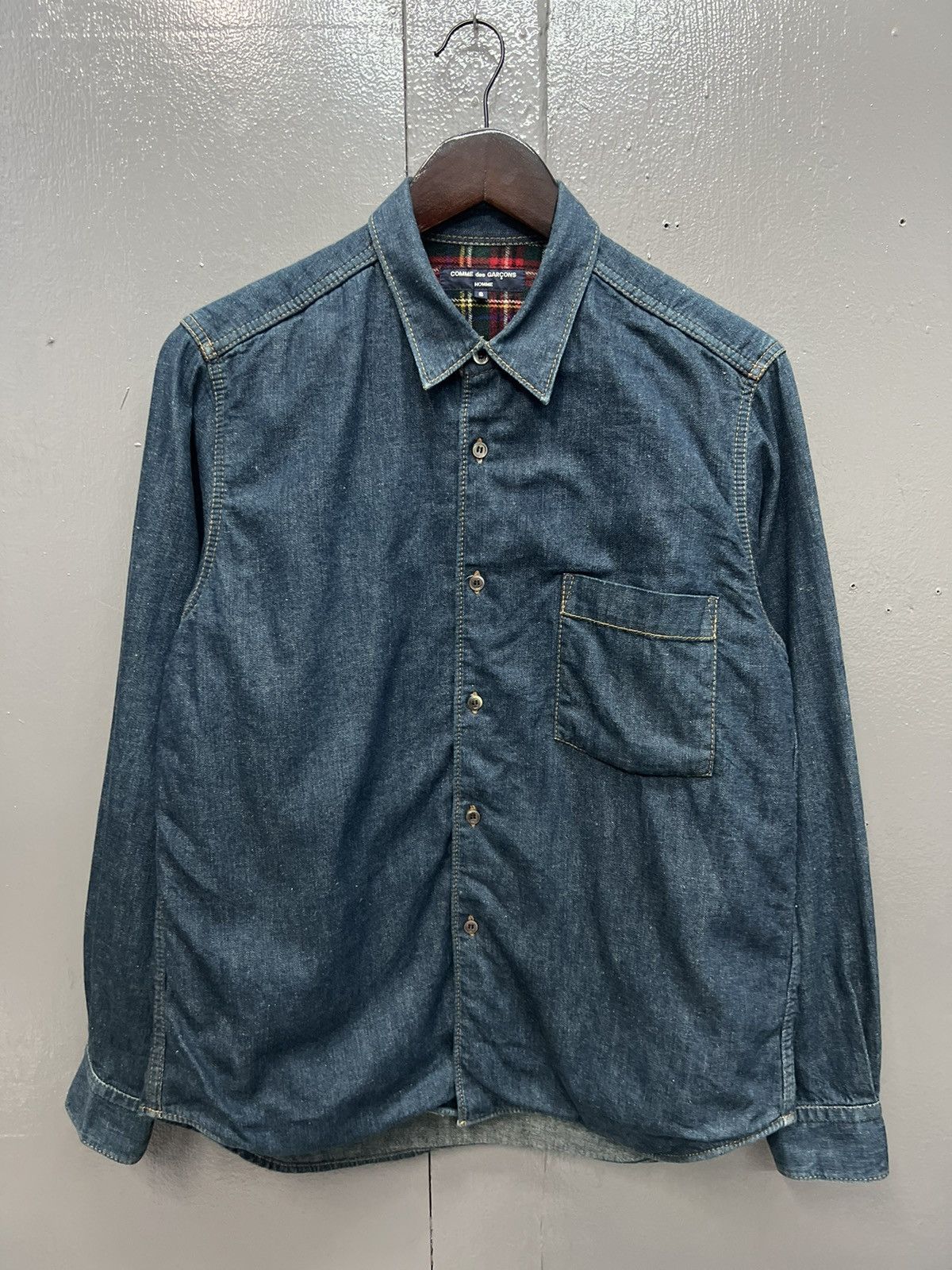 Comme des Garcons ARCHIVE🔥COMME des GARÇONS DENIM SHIRT Size US S / EU 44-46 / 1 - 1 Thumbnail