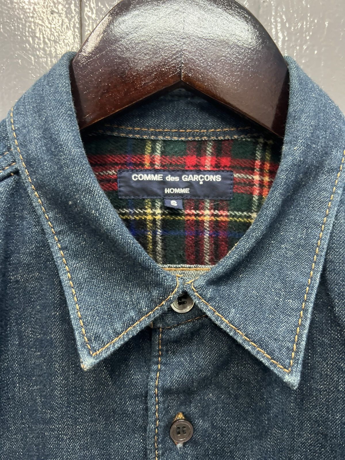 Comme des Garcons ARCHIVE🔥COMME des GARÇONS DENIM SHIRT Size US S / EU 44-46 / 1 - 4 Thumbnail