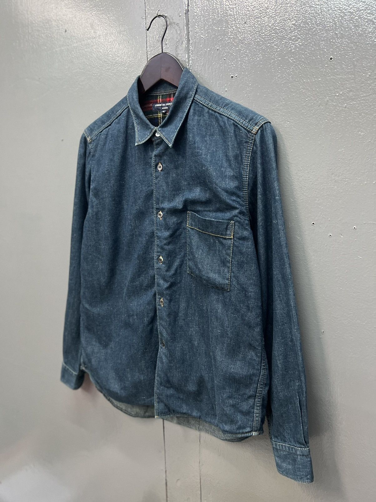 Comme des Garcons ARCHIVE🔥COMME des GARÇONS DENIM SHIRT Size US S / EU 44-46 / 1 - 3 Thumbnail