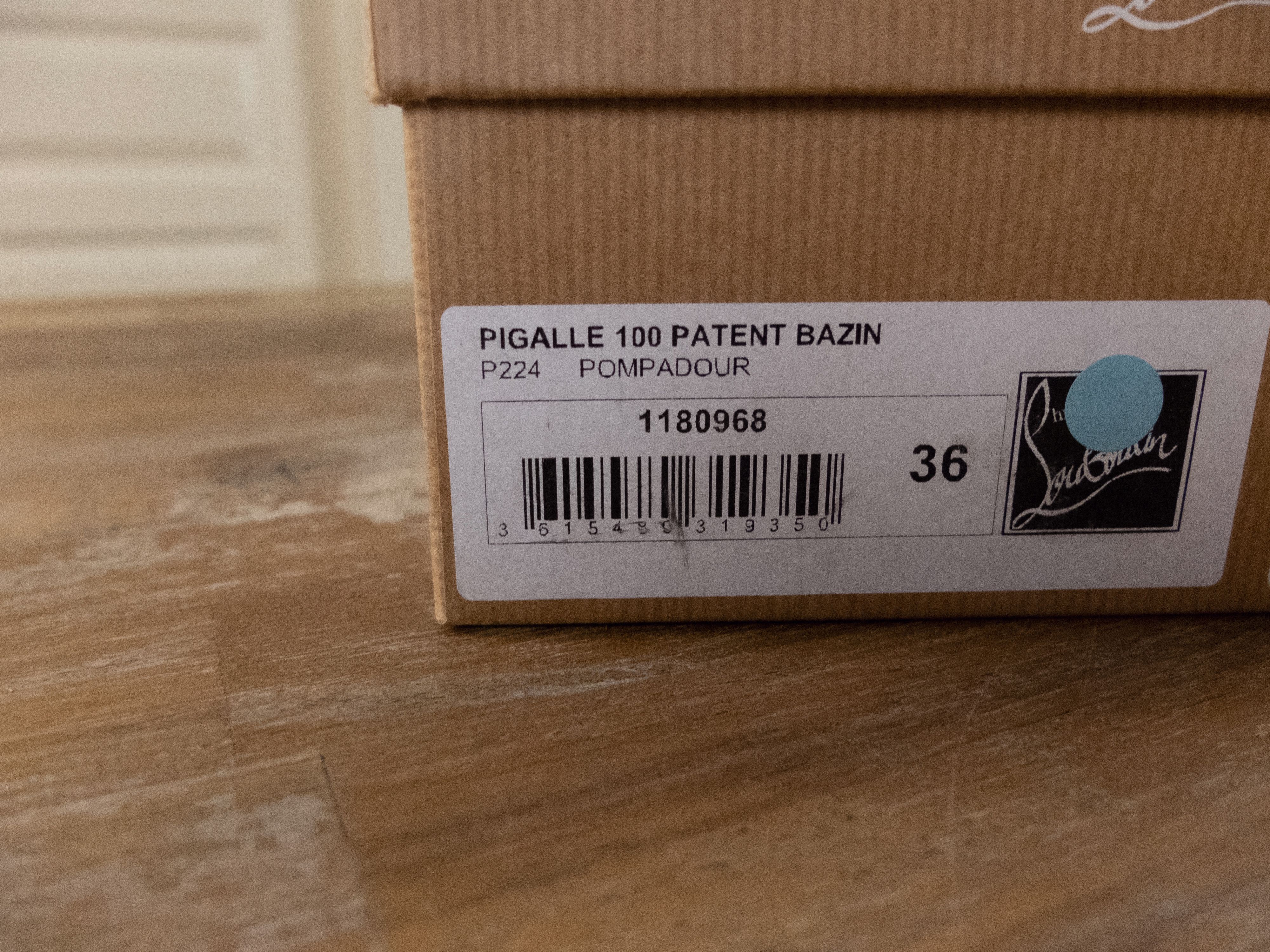 Christian Louboutin CHRISTIAN LOUBOUTIN Pigalle Bazin patent leather pumps 36 6 Size US 6 / IT 36 - 11 Thumbnail