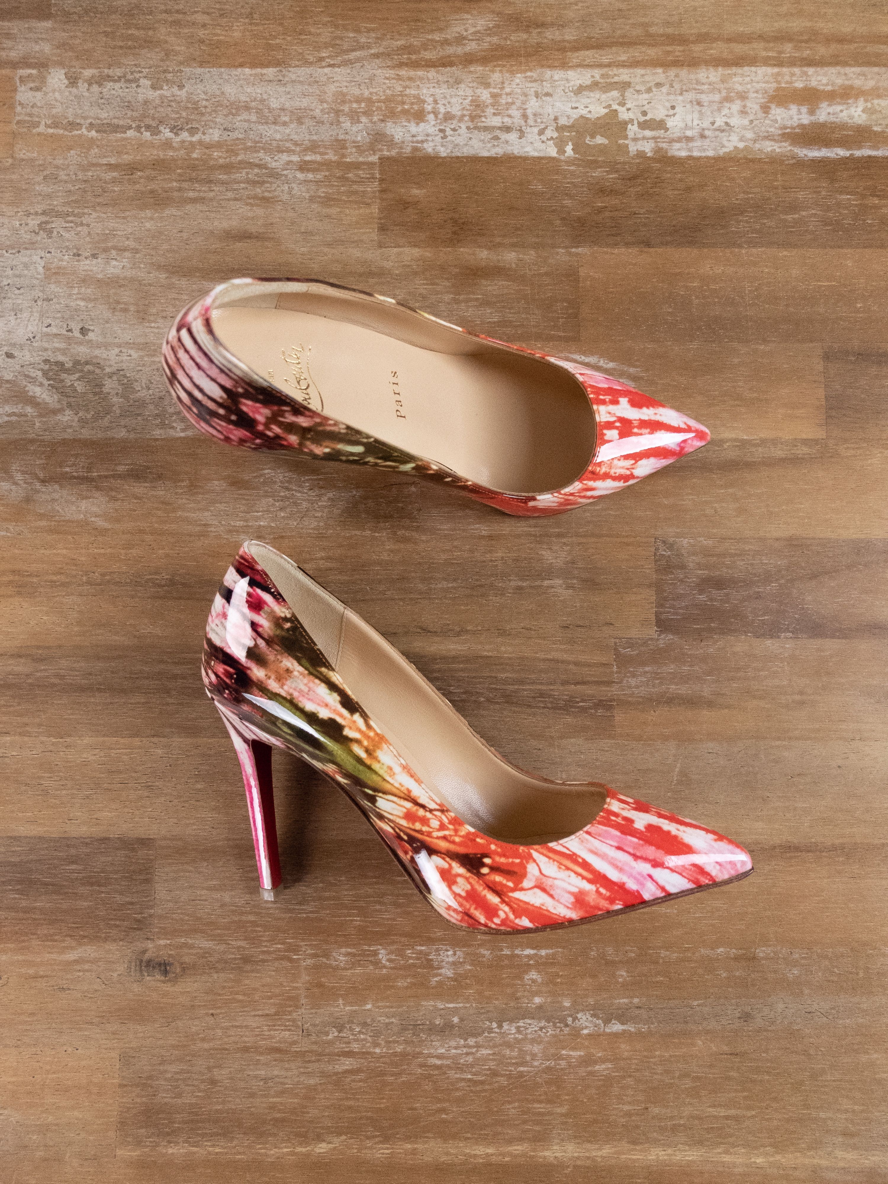 Christian Louboutin CHRISTIAN LOUBOUTIN Pigalle Bazin patent leather pumps 36 6 Size US 6 / IT 36 - 1 Thumbnail