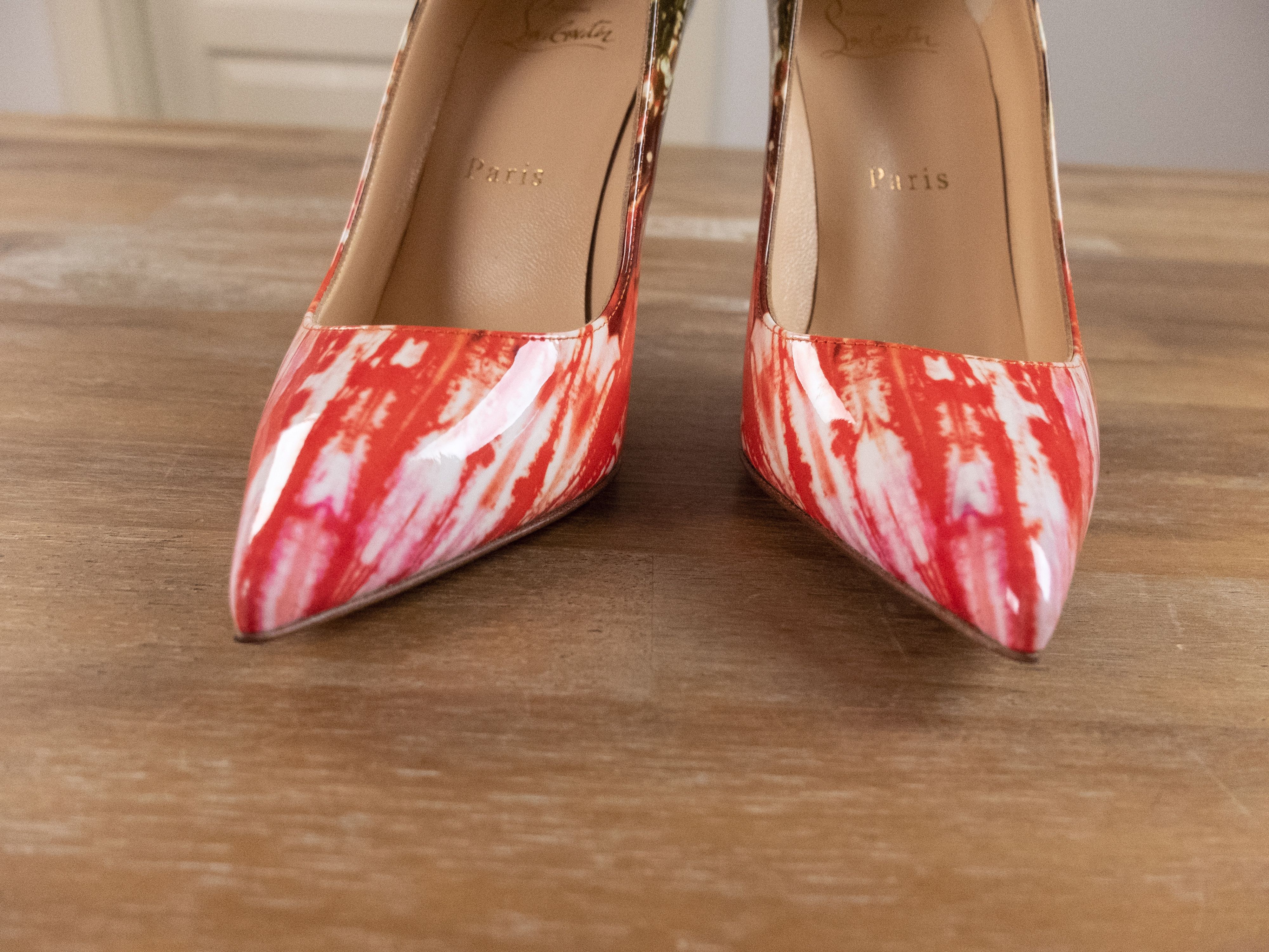 Christian Louboutin CHRISTIAN LOUBOUTIN Pigalle Bazin patent leather pumps 36 6 Size US 6 / IT 36 - 3 Thumbnail