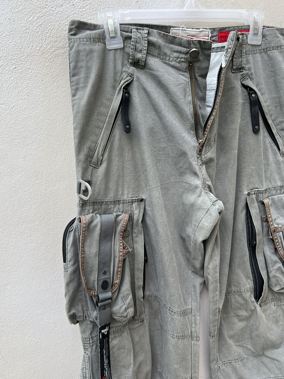 Vintage Vintage Tough Jeans Smith Baggy Tactical Cargo Trouser Size US 30 / EU 46 - 8 Thumbnail