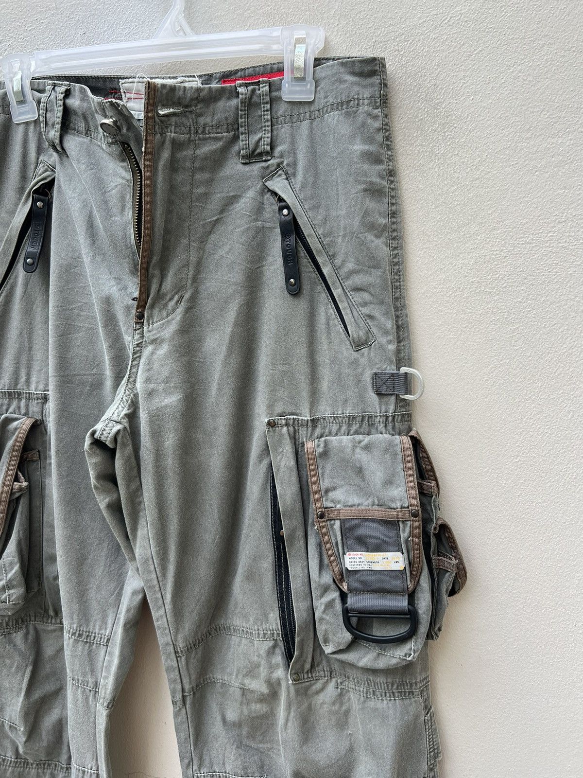 Vintage Vintage Tough Jeans Smith Baggy Tactical Cargo Trouser Size US 30 / EU 46 - 11 Thumbnail