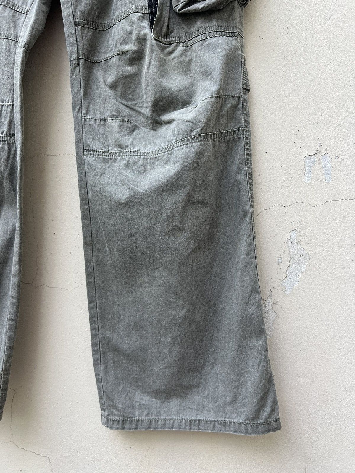 Vintage Vintage Tough Jeans Smith Baggy Tactical Cargo Trouser Size US 30 / EU 46 - 13 Thumbnail
