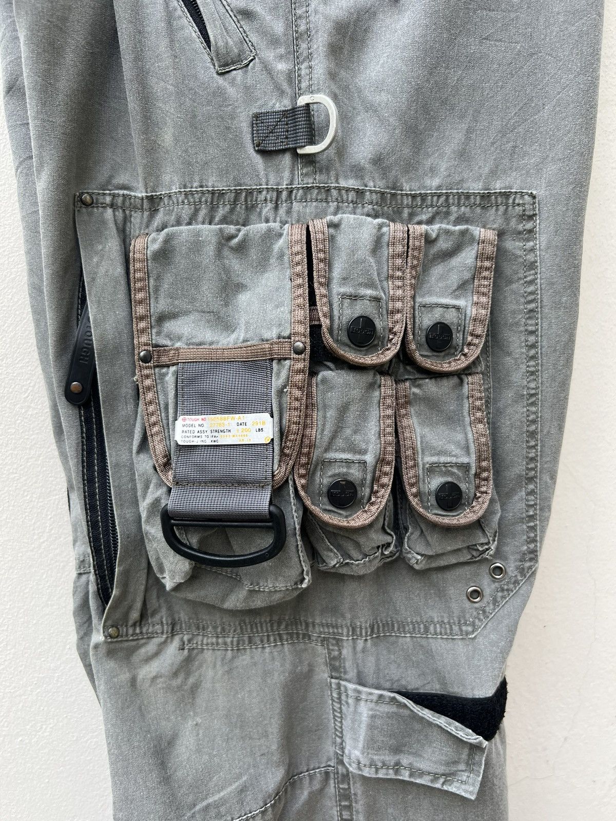 Vintage Vintage Tough Jeans Smith Baggy Tactical Cargo Trouser Size US 30 / EU 46 - 22 Thumbnail