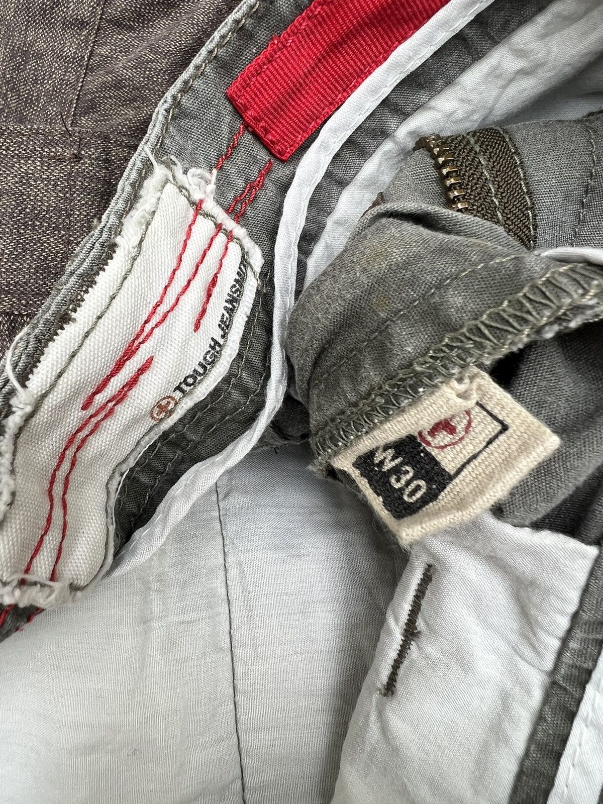 Vintage Vintage Tough Jeans Smith Baggy Tactical Cargo Trouser Size US 30 / EU 46 - 25 Thumbnail