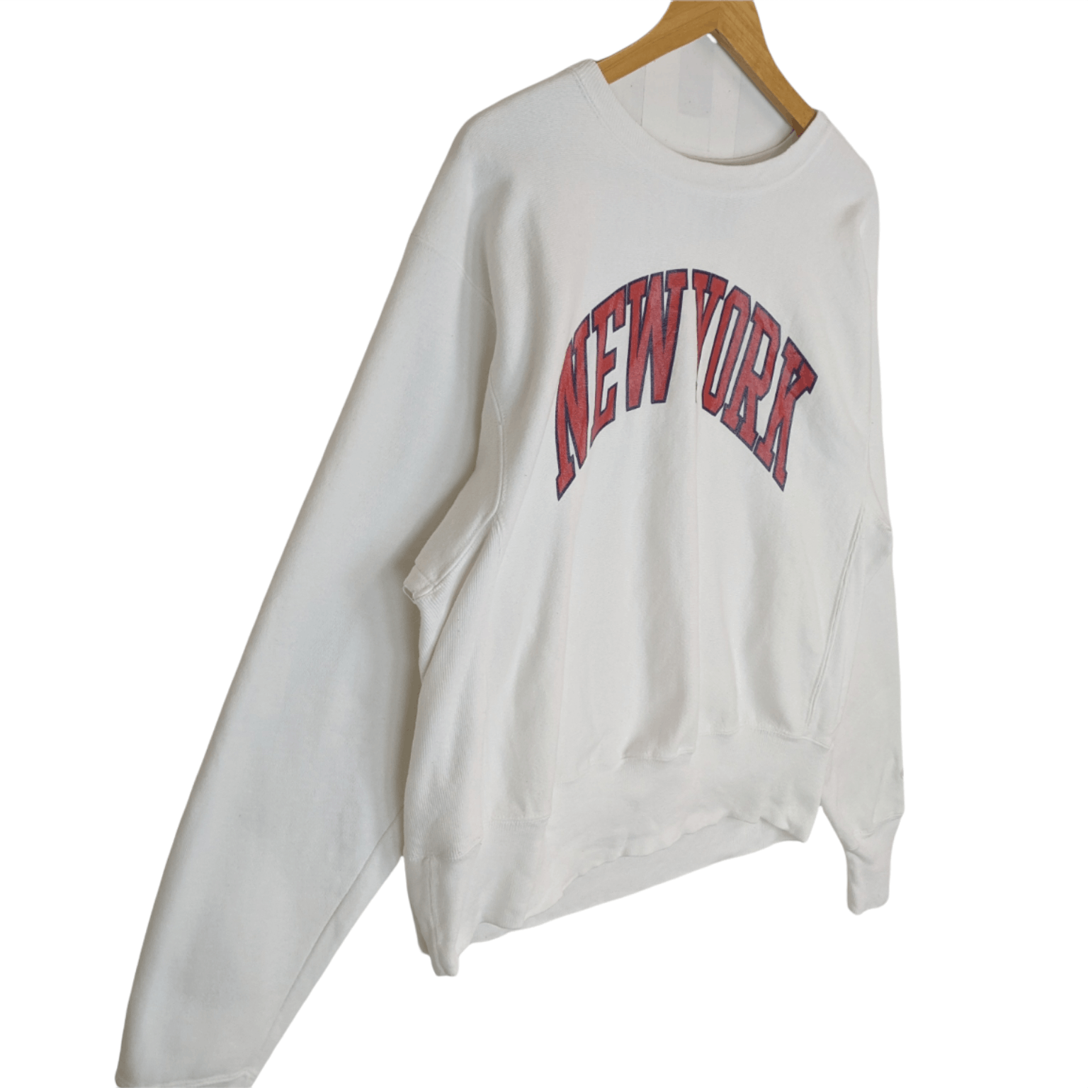 Champion Vintage CHAMPION New York Spell Out Jumper Sweatshirt Size US M / EU 48-50 / 2 - 3 Thumbnail