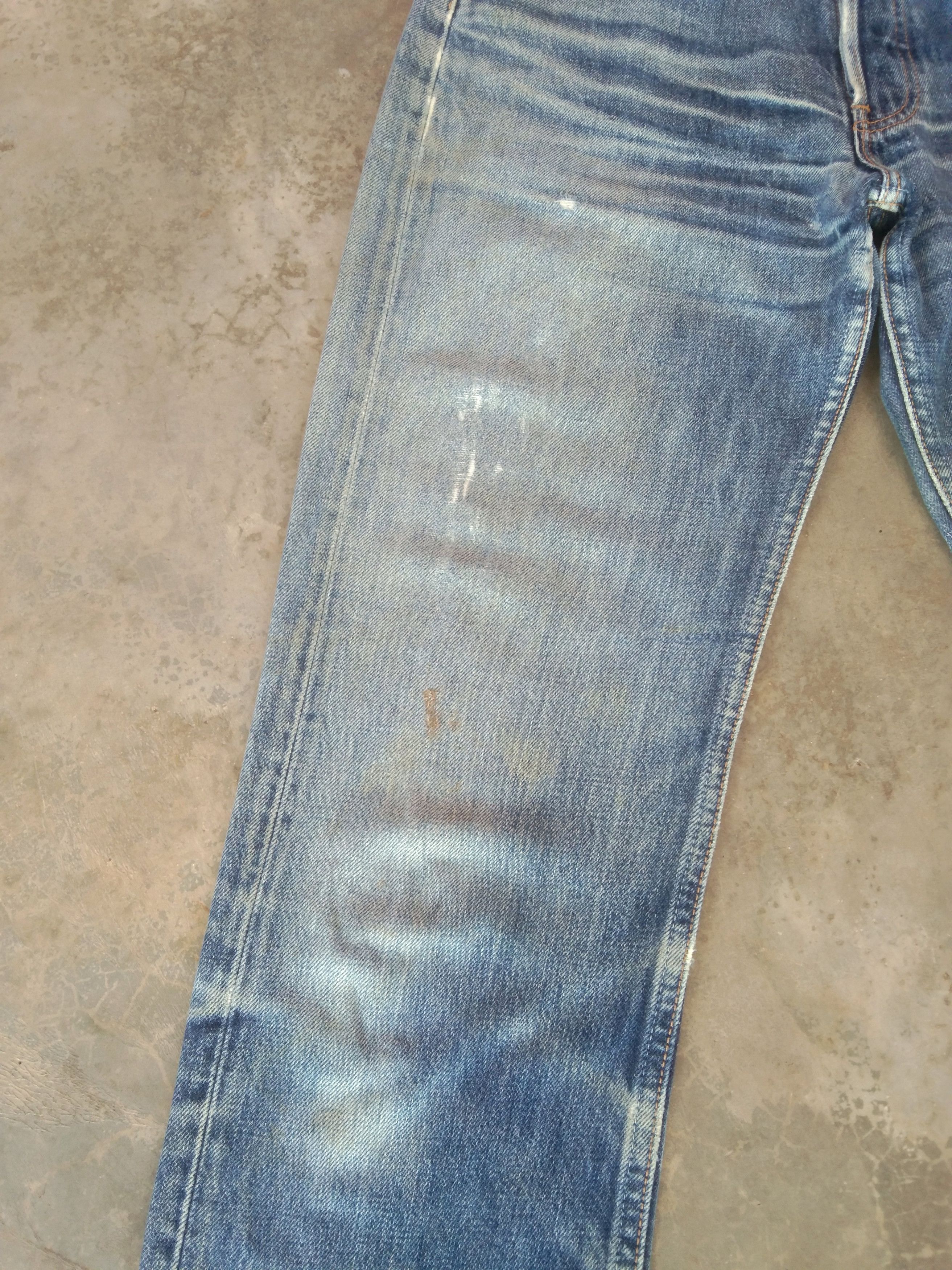 Levi's × Vintage 90s Vintage Levis 501 Rusty Wash Distressed Jeans 27x31 Size US 27 - 7 Thumbnail