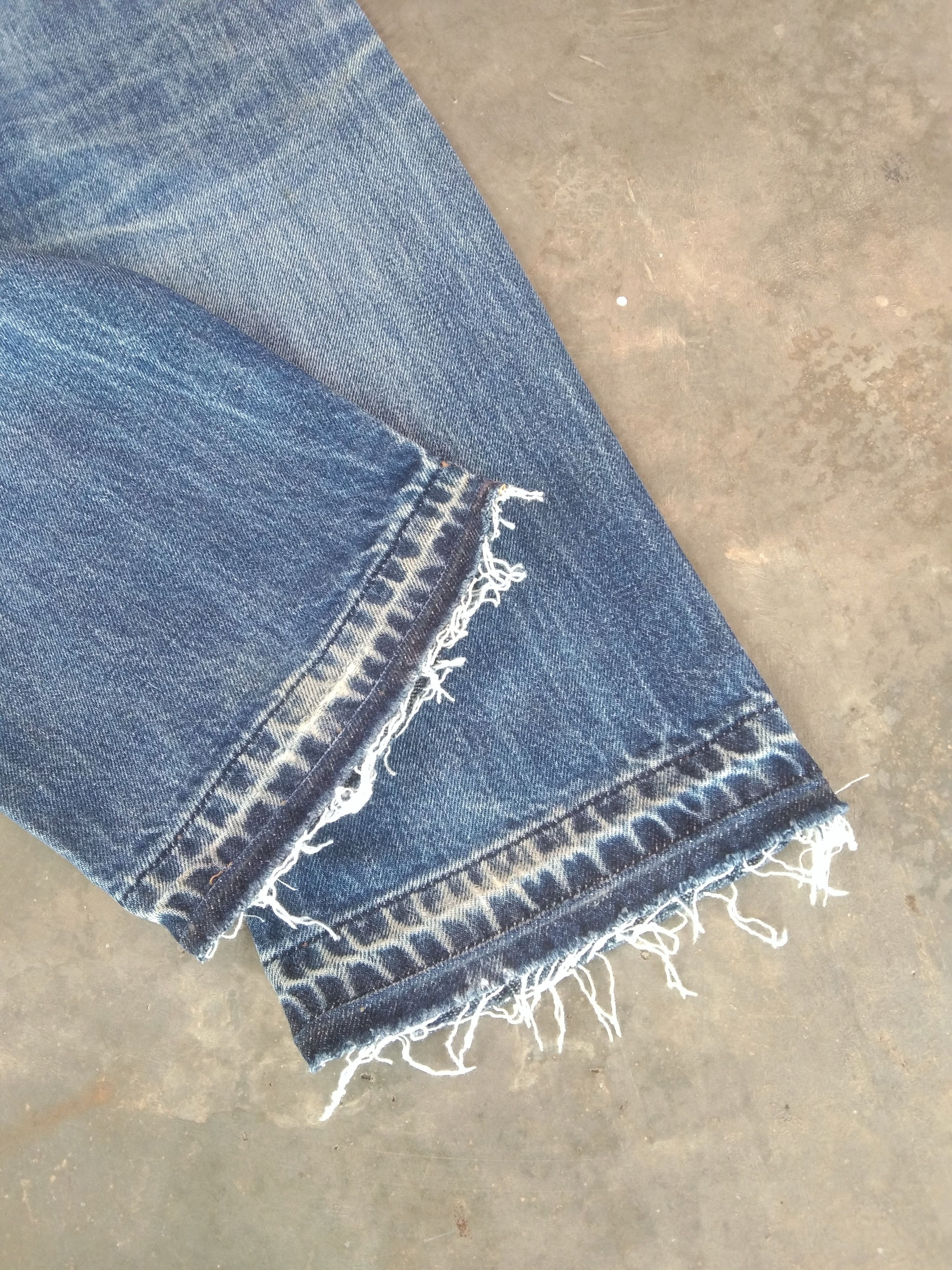 Levi's × Vintage 90s Vintage Levis 501 Rusty Wash Distressed Jeans 27x31 Size US 27 - 3 Thumbnail