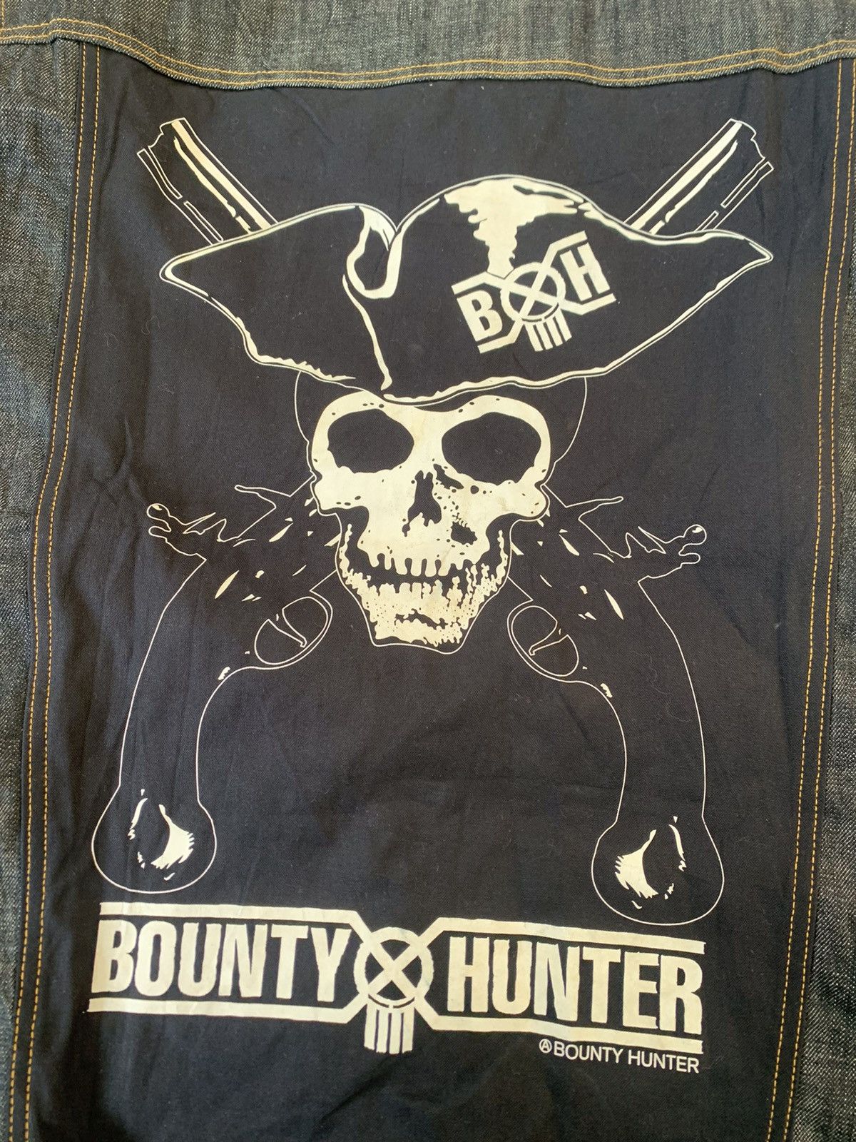 Bounty Hunter × Japanese Brand Bounty Hunter Skull Logo Jean Jacket Size US L / EU 52-54 / 3 - 7 Thumbnail