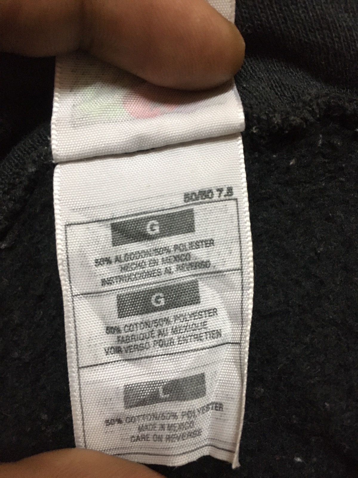 Vintage Vintage Thrashed Binary Digital Sun Faded Hoodie Size US L / EU 52-54 / 3 - 8 Thumbnail