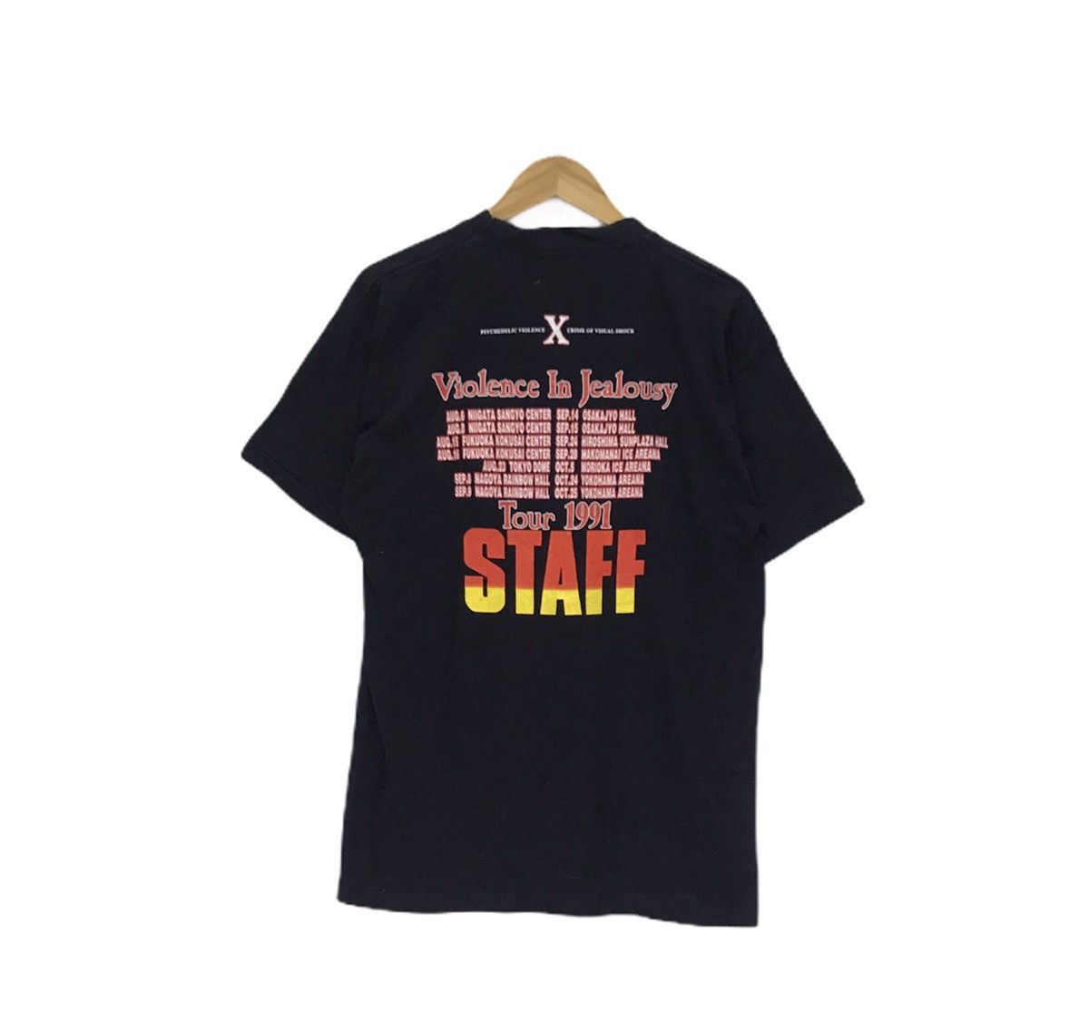Band Tees × Vintage Rare‼️1991 Violence In Jealousy X Japan vintage rock tee Size US L / EU 52-54 / 3 - 3 Thumbnail
