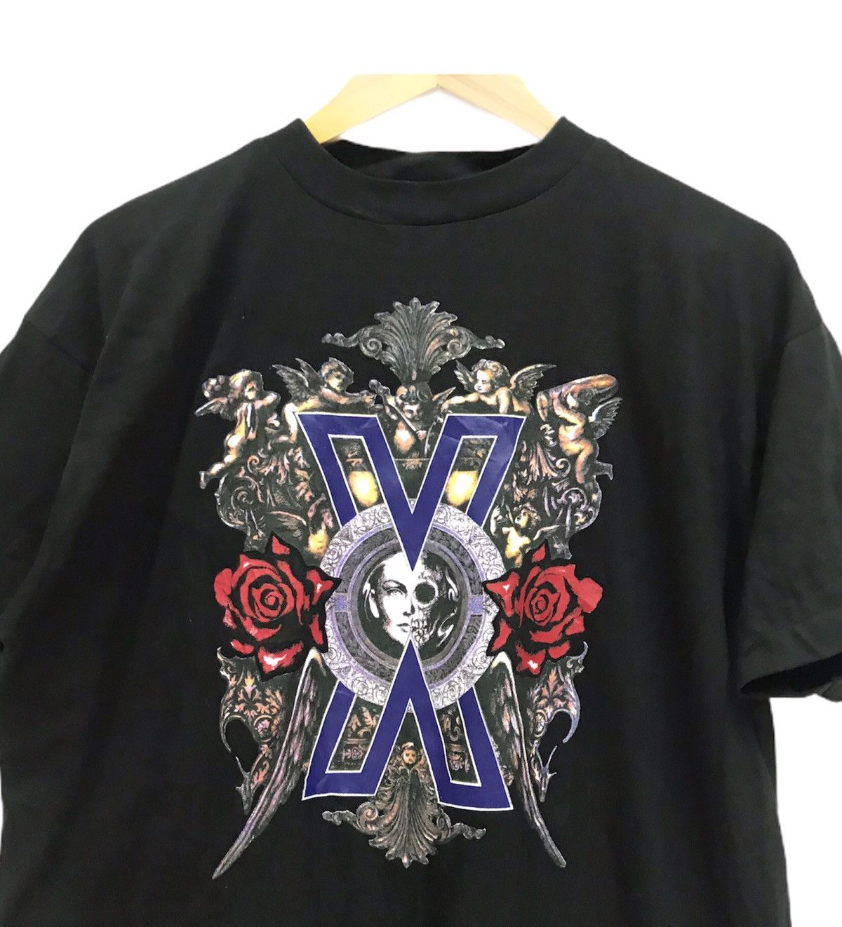 Band Tees × Vintage Rare‼️1991 Violence In Jealousy X Japan vintage rock tee Size US L / EU 52-54 / 3 - 4 Thumbnail