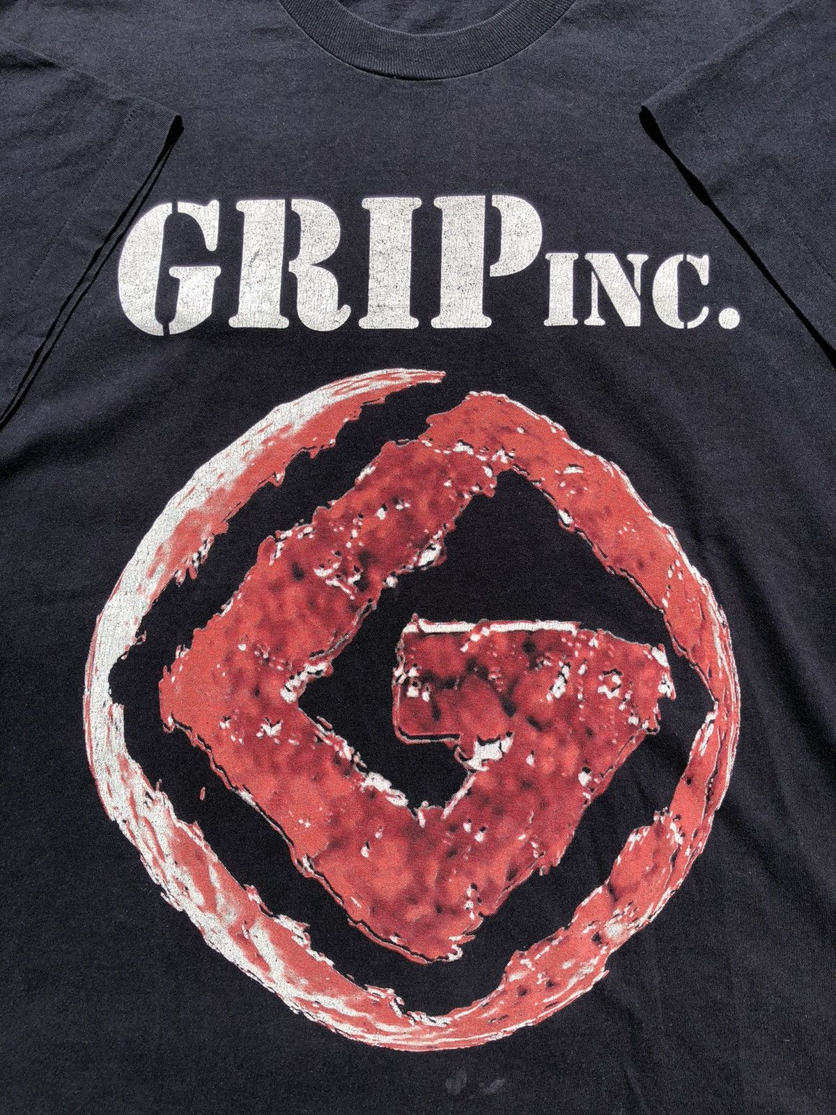 Band Tees Vintage 90s Grip Inc. Power of Inner Strength Black Tee Size US XL / EU 56 / 4 - 3 Thumbnail