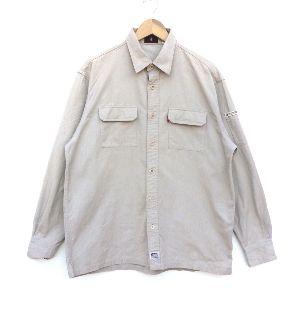 Levi's × Vintage Vintage Levis buttom up Red tag Classic workwear Size US L / EU 52-54 / 3 - 1 Thumbnail