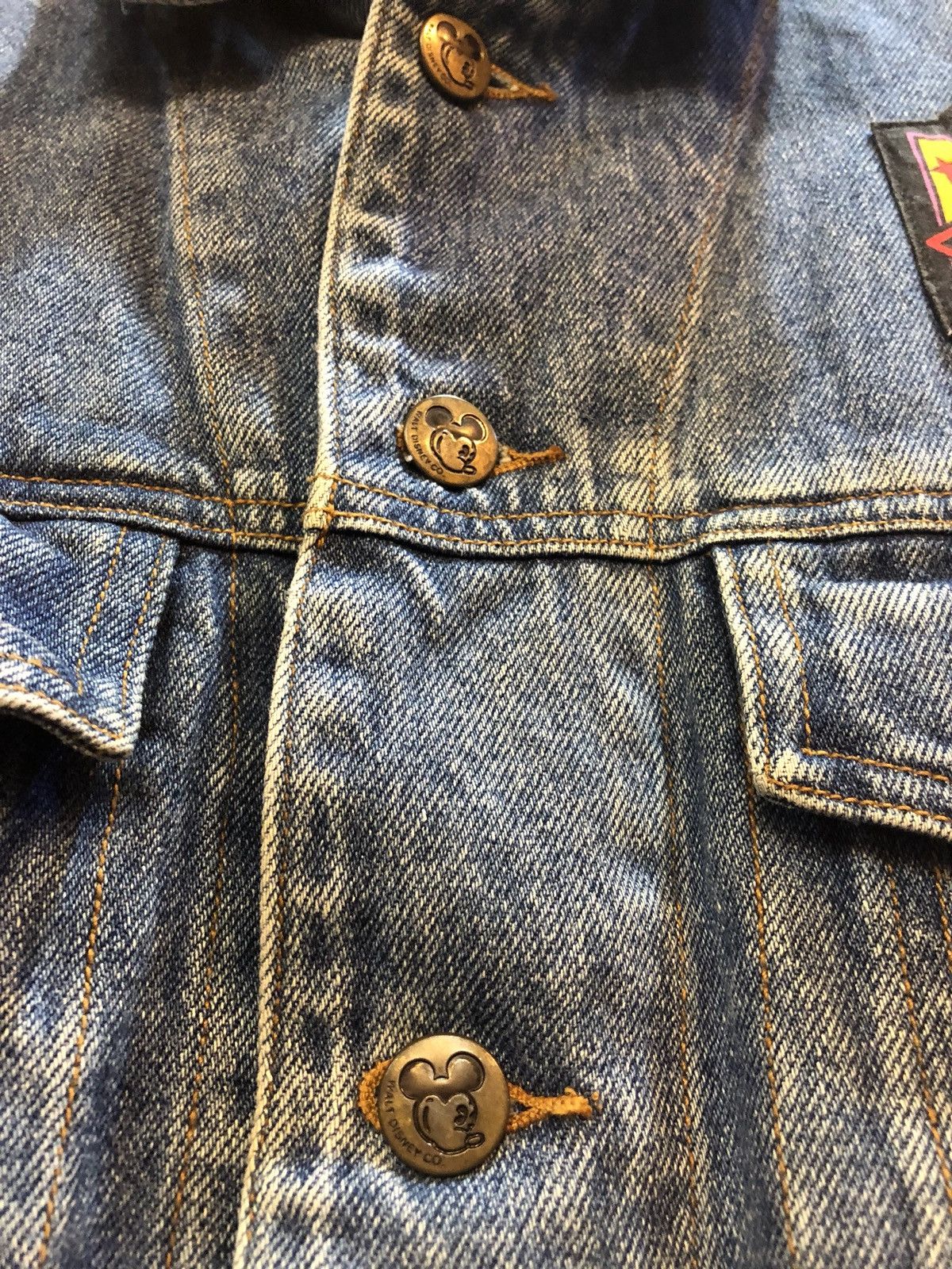 Disney × Mickey & Co. × Vintage Mickey Mouse Denim Jeans Jacket Size US M / EU 48-50 / 2 - 7 Thumbnail