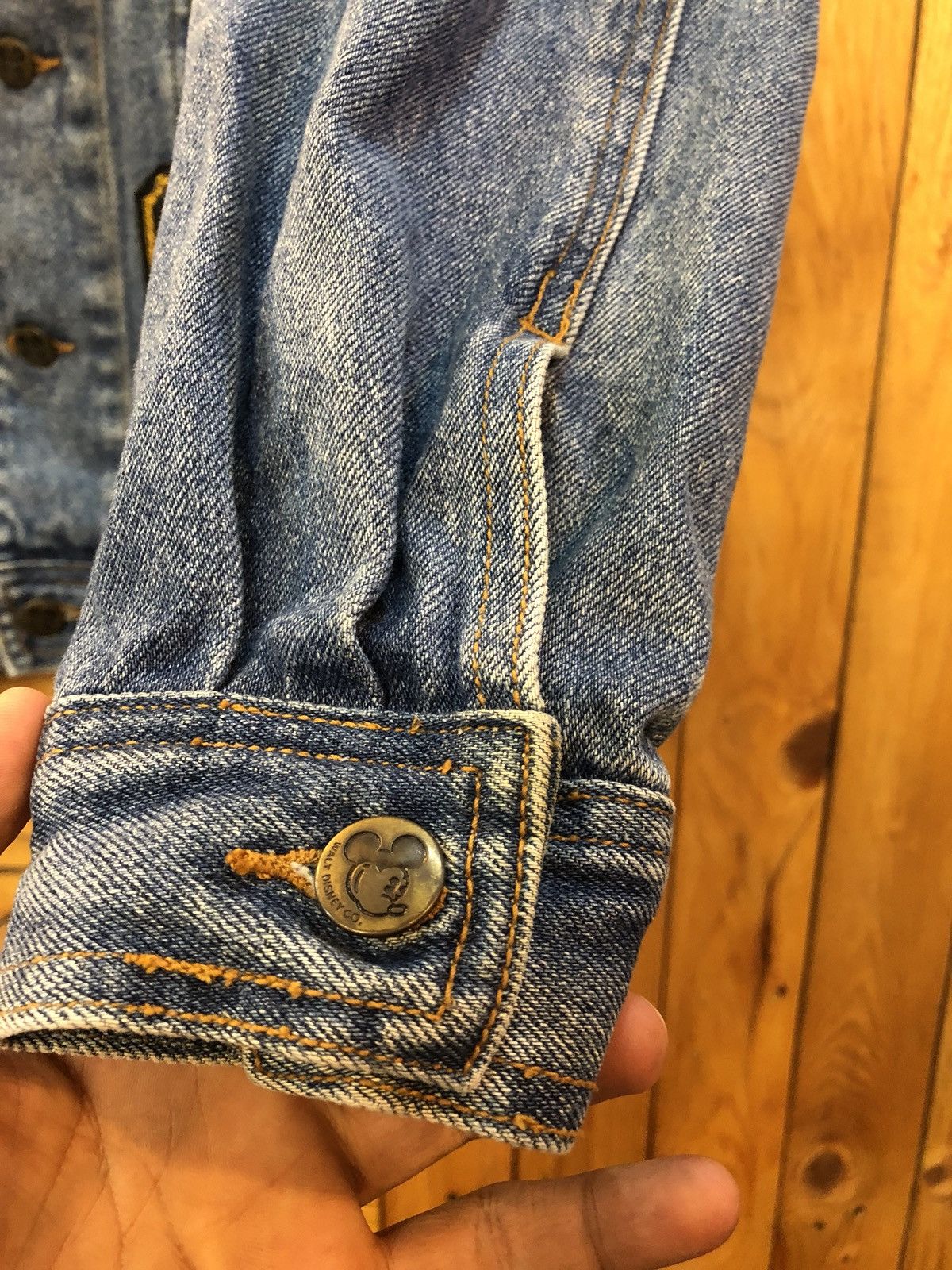 Disney × Mickey & Co. × Vintage Mickey Mouse Denim Jeans Jacket Size US M / EU 48-50 / 2 - 5 Thumbnail