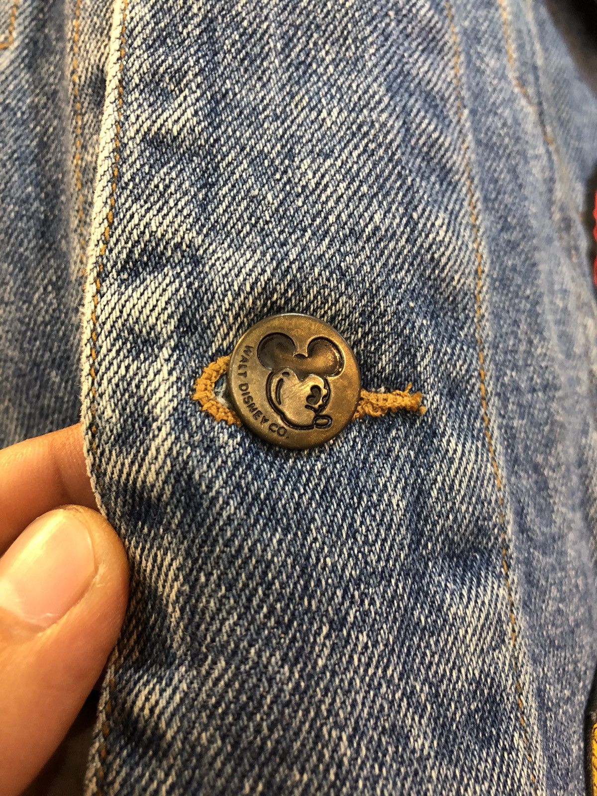 Disney × Mickey & Co. × Vintage Mickey Mouse Denim Jeans Jacket Size US M / EU 48-50 / 2 - 4 Thumbnail