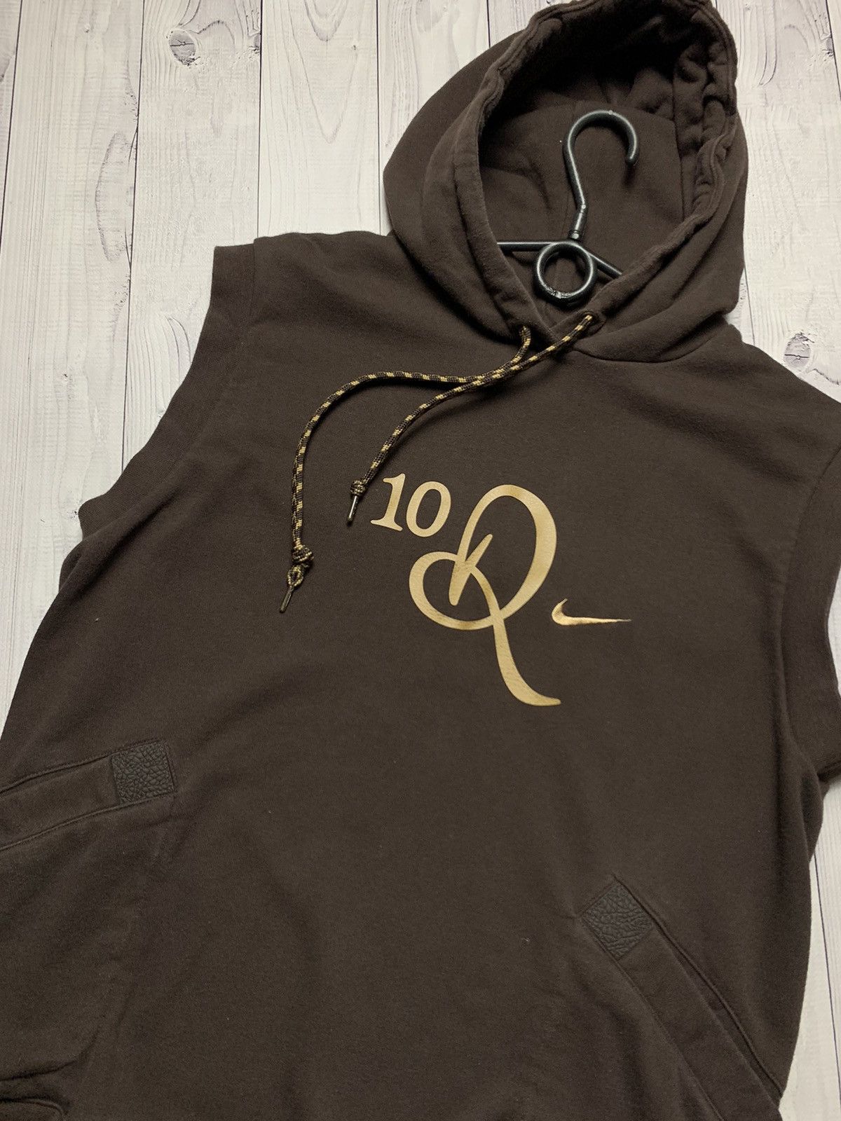 Nike × Vintage Vintage Nike Brown vest Ronaldinho 10 size S big logo Size US S / EU 44-46 / 1 - 2 Thumbnail