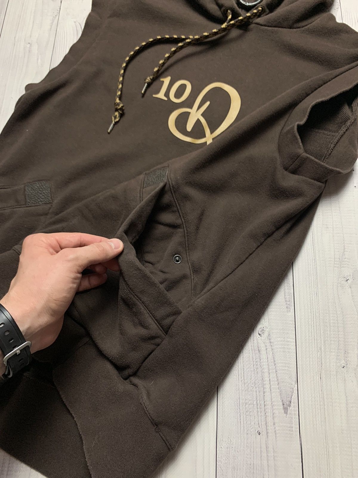Nike × Vintage Vintage Nike Brown vest Ronaldinho 10 size S big logo Size US S / EU 44-46 / 1 - 3 Thumbnail