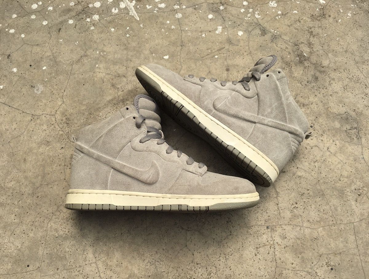 Nike Nike Dunk High Skinny VT Premium Medium Grey Wmns Size US 7.5 / EU 40-41 - 3 Thumbnail