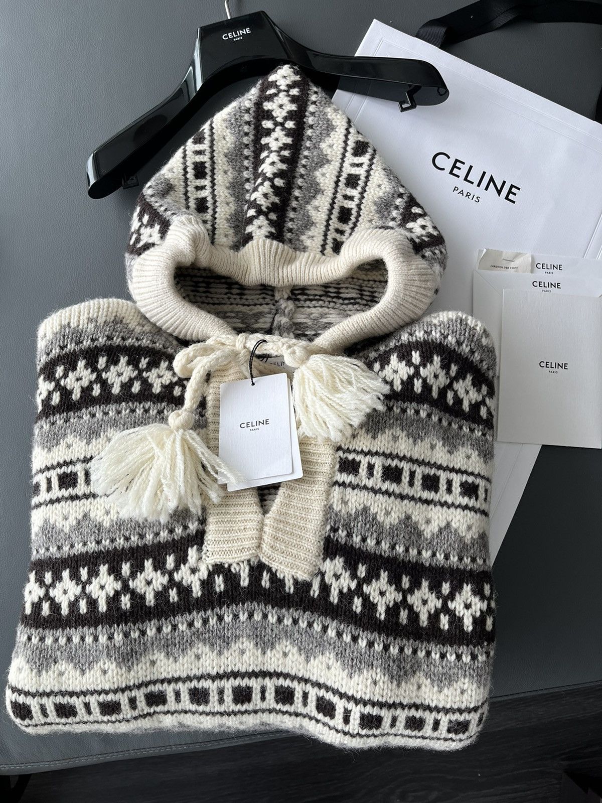 image of Super Runway Celine By Hedi Slimane Sweater, Men's (Size XL)