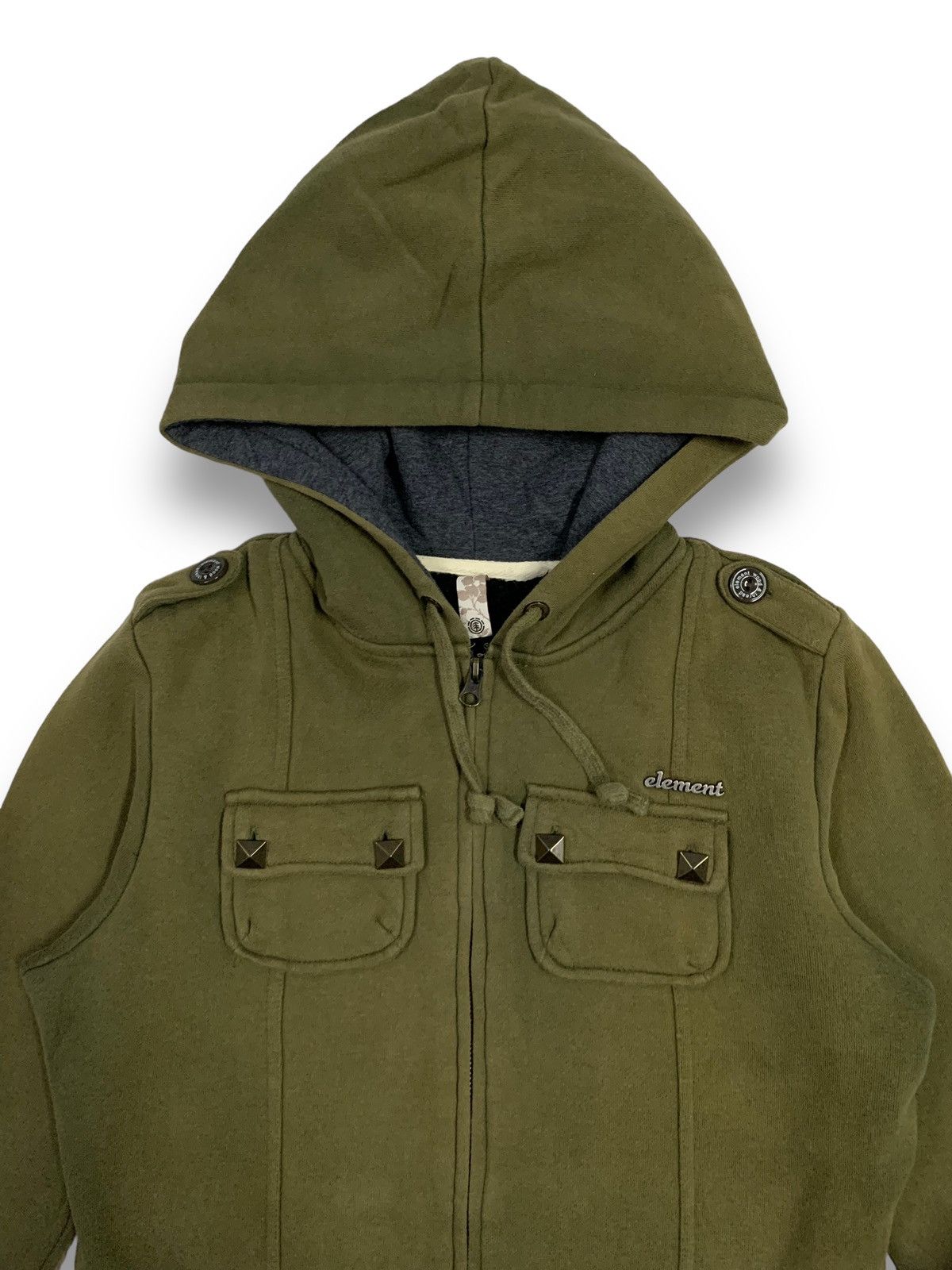 Element Y2K Element Sherpa Lined Tactical Sun Faded Hooded Jacket Size M / US 6-8 / IT 42-44 - 5 Thumbnail