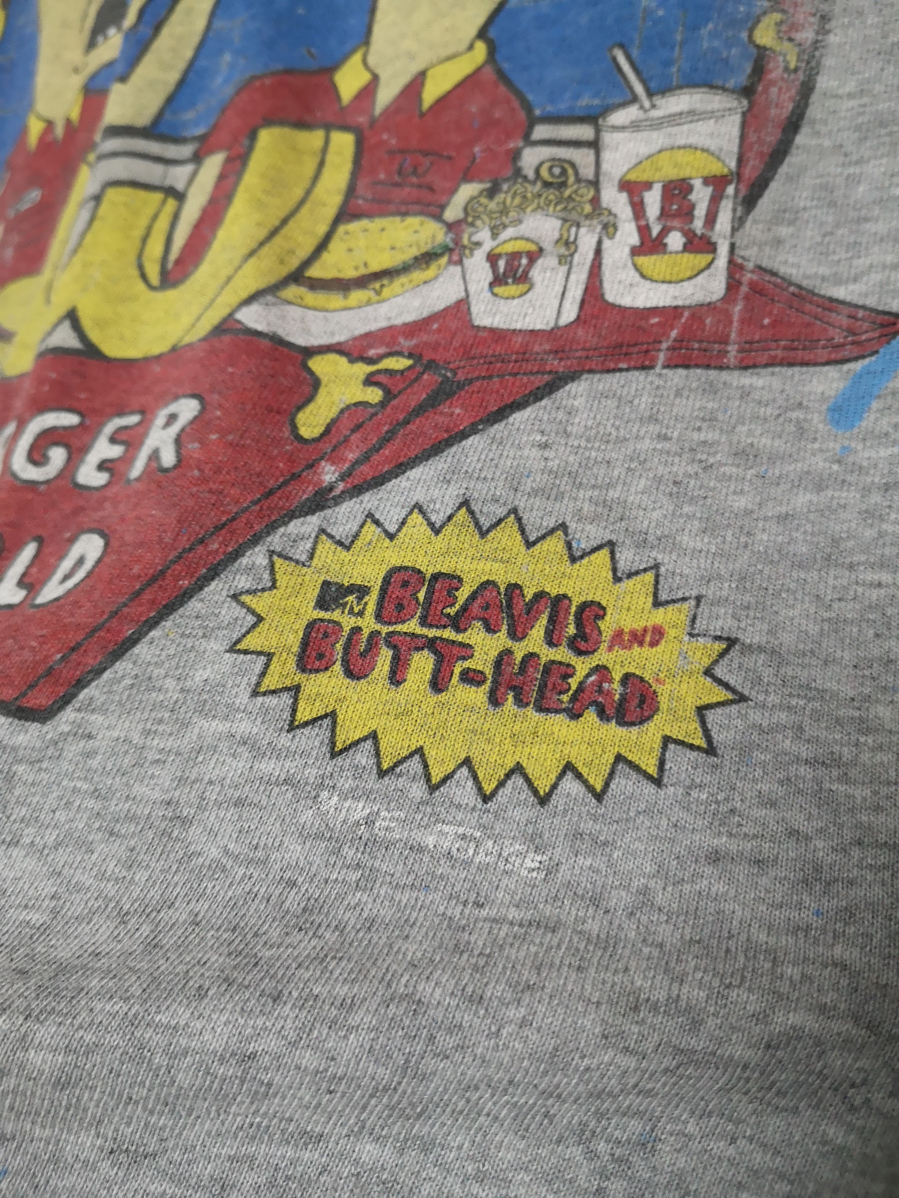 Mtv Beavis And Butt-Head Work Sucks Tee Size US XXL / EU 58 / 5 - 3 Thumbnail