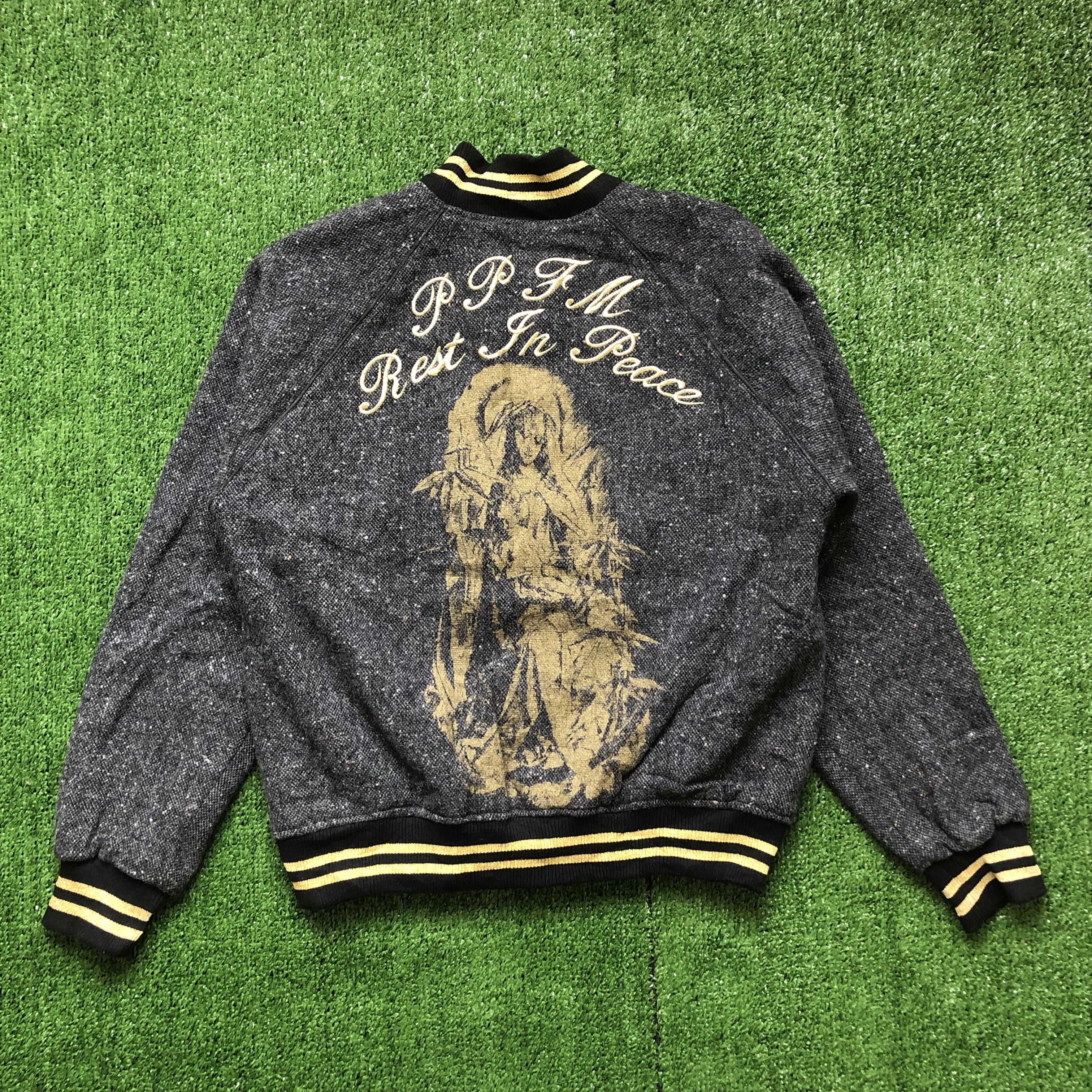 PPFM 2000’s PPFM Rest In Peace Embroidered Goth Jacket Size US M / EU 48-50 / 2 - 2 Thumbnail