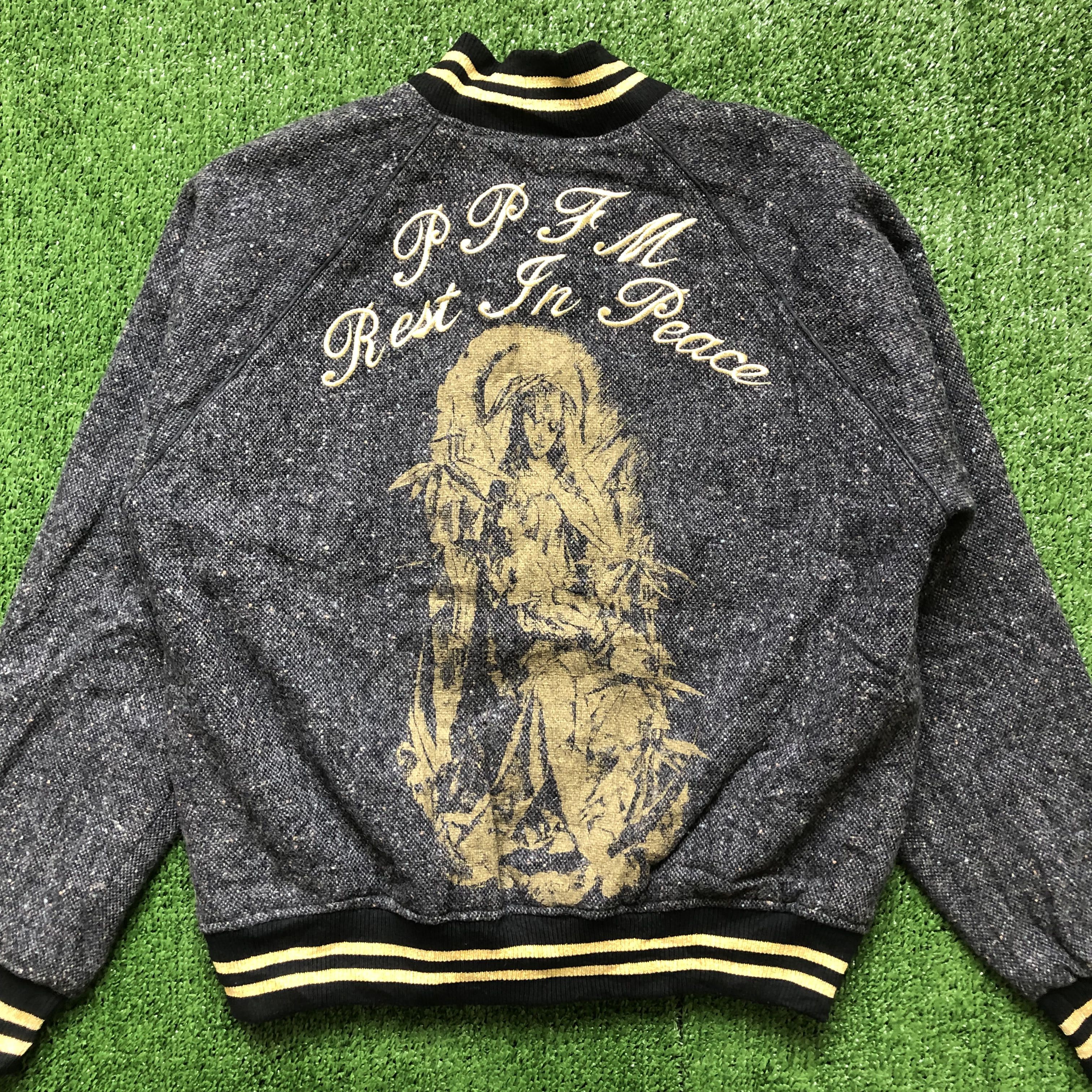 PPFM 2000’s PPFM Rest In Peace Embroidered Goth Jacket Size US M / EU 48-50 / 2 - 8 Thumbnail