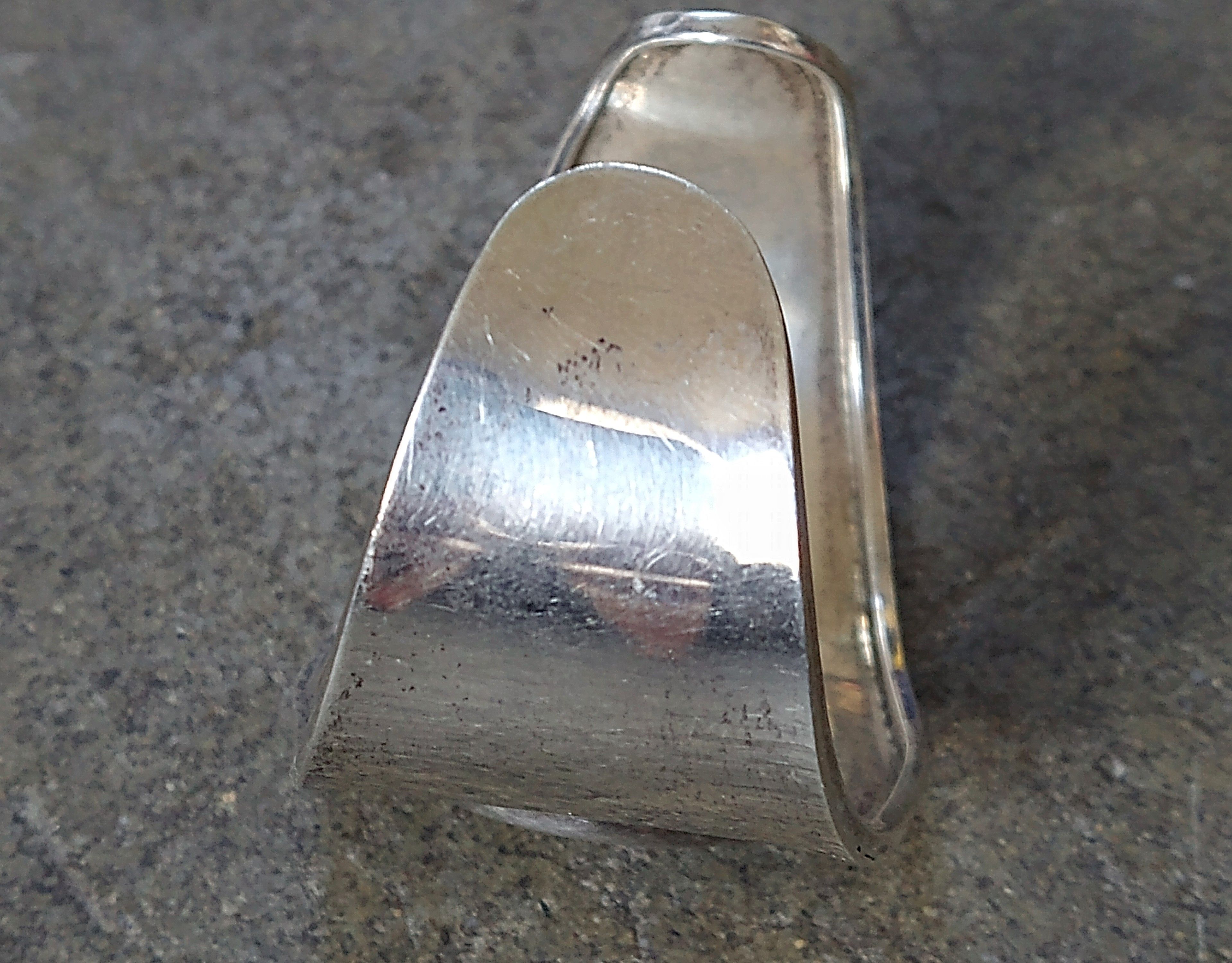 Jewelry Vintage Taxco Sterling Silver Cuff Bracelet Purple Cats Eye Size ONE SIZE - 7 Thumbnail